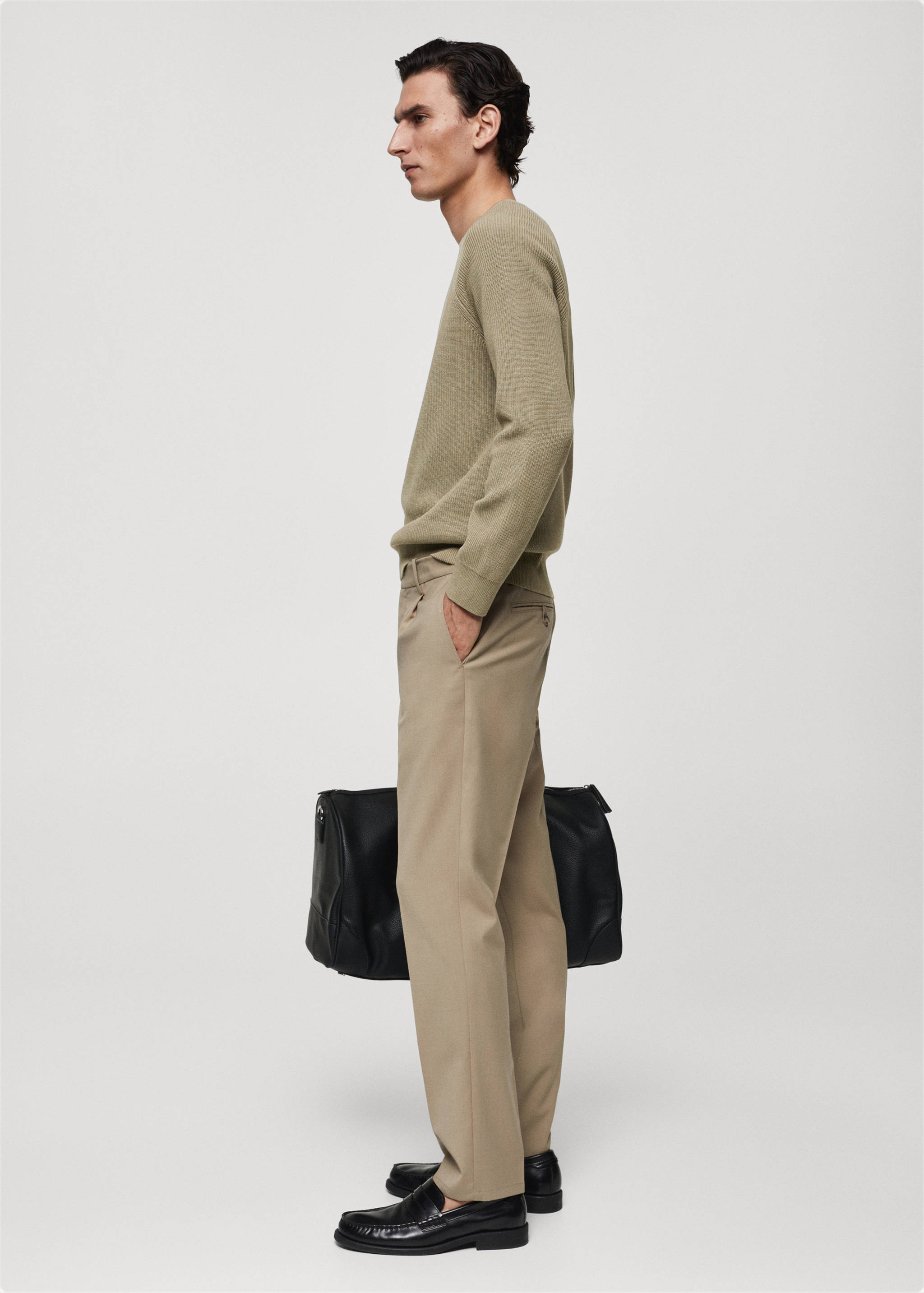 Jersey canalé cuello redondo - Detalle del artículo 2