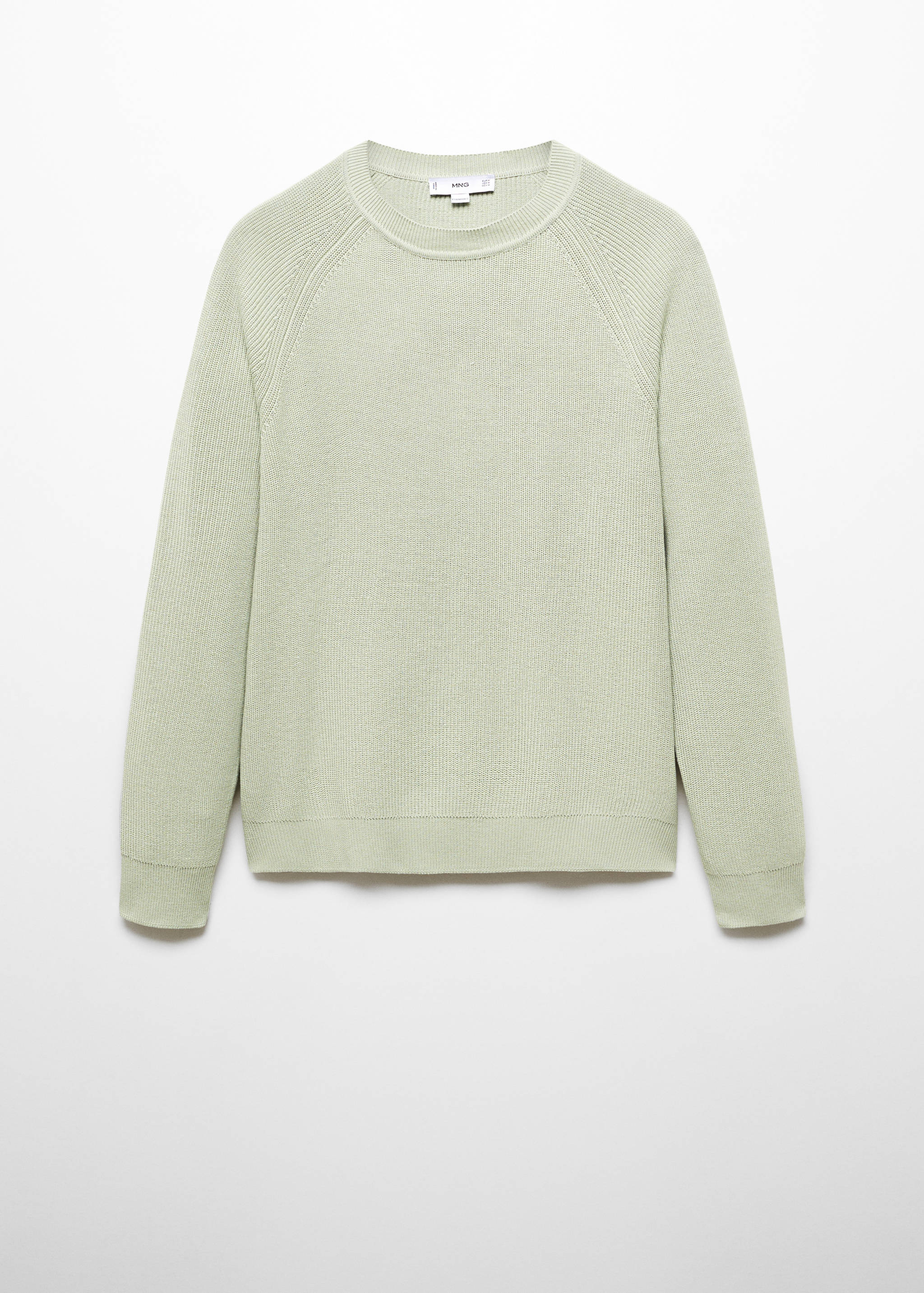 Jersey canalé cuello redondo - Artículo sin modelo