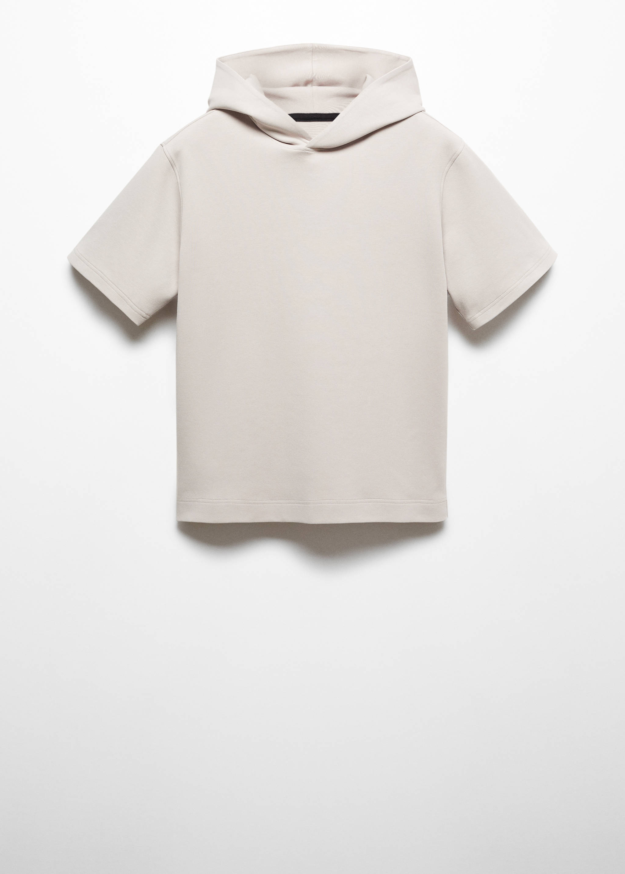 Sweat-shirt manches courtes capuche - Article sans modèle