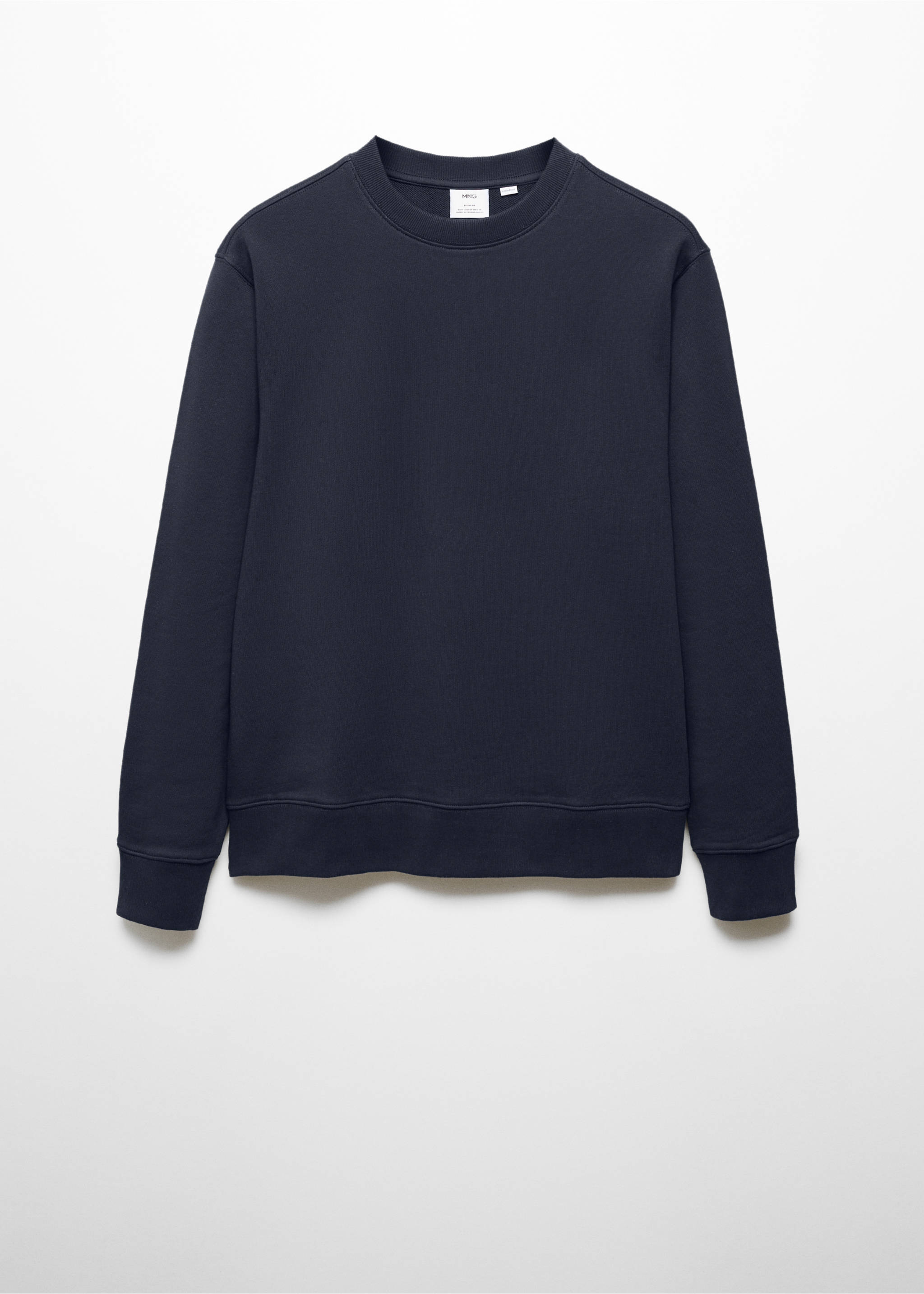 Sweat-shirt essentiel 100 % coton - Article sans modèle, Bleu marine foncé. Ref: 67014460-00.