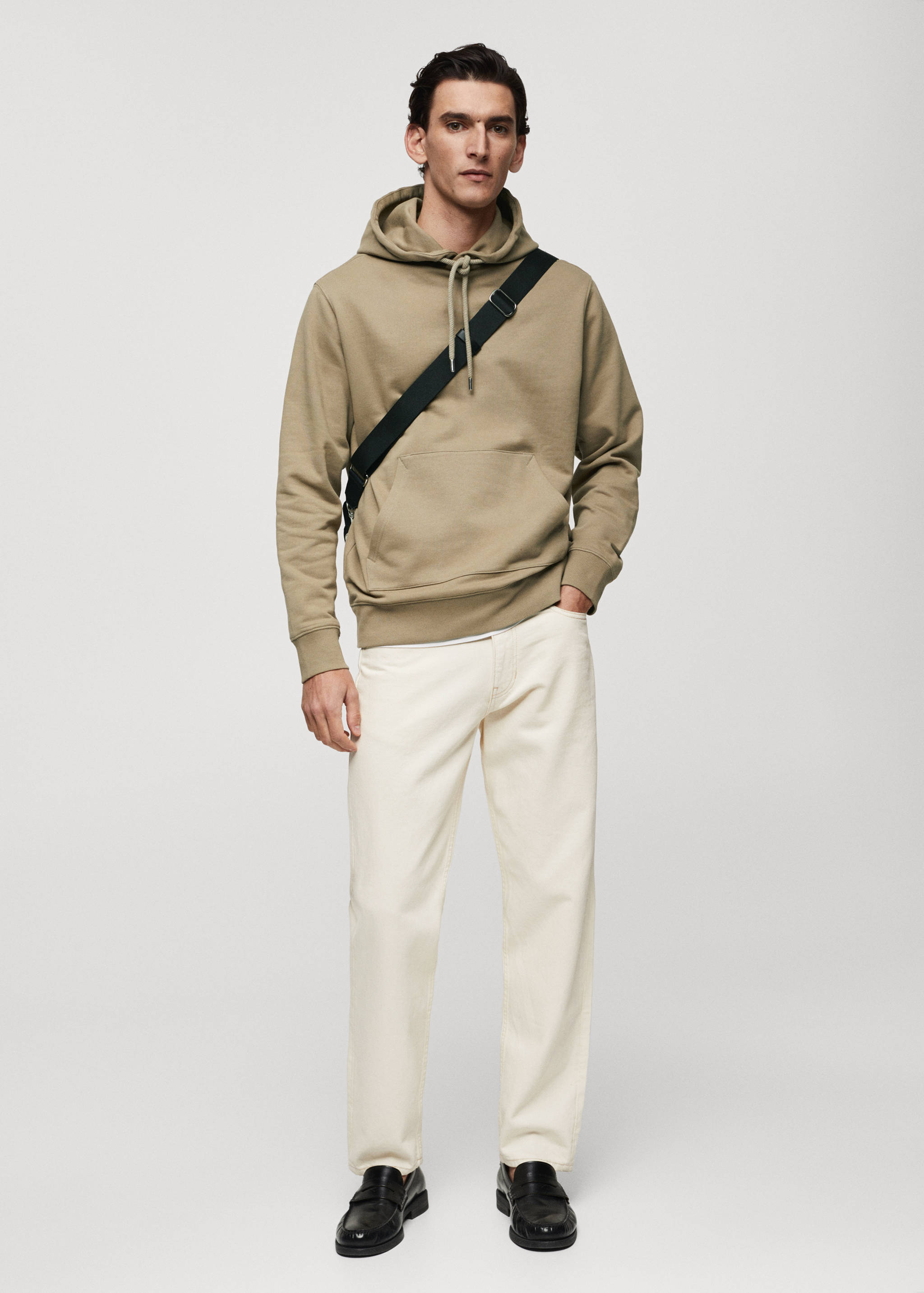 Lightweight cotton hooded sweatshirt - Medium plane