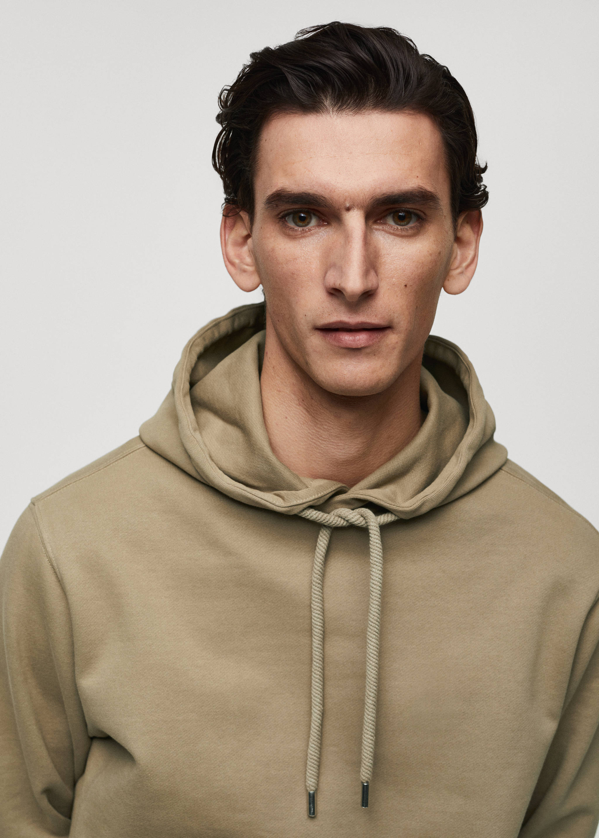 Lightweight cotton hooded sweatshirt - Details of the article 1