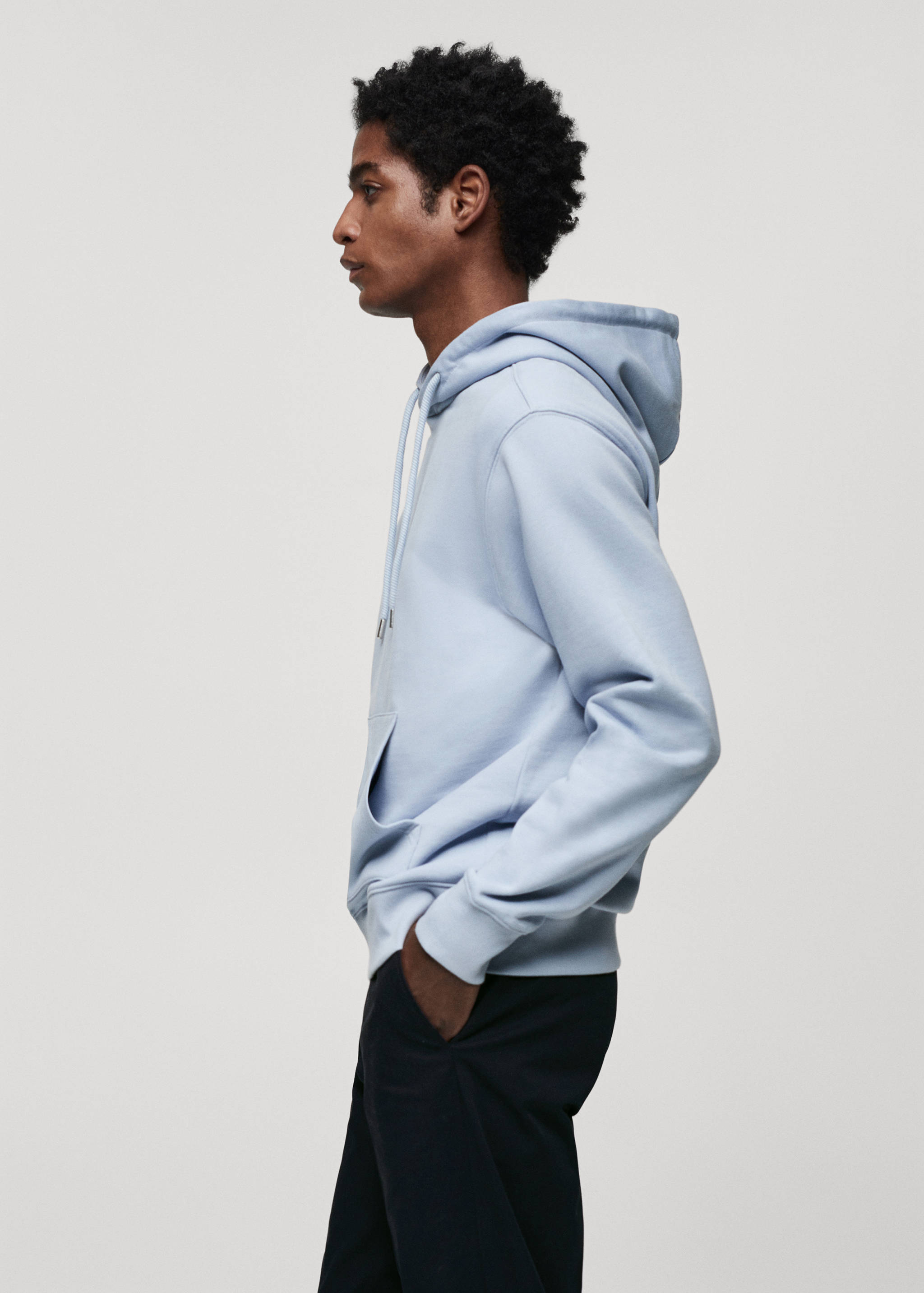 Lightweight cotton hooded sweatshirt - Details of the article 2