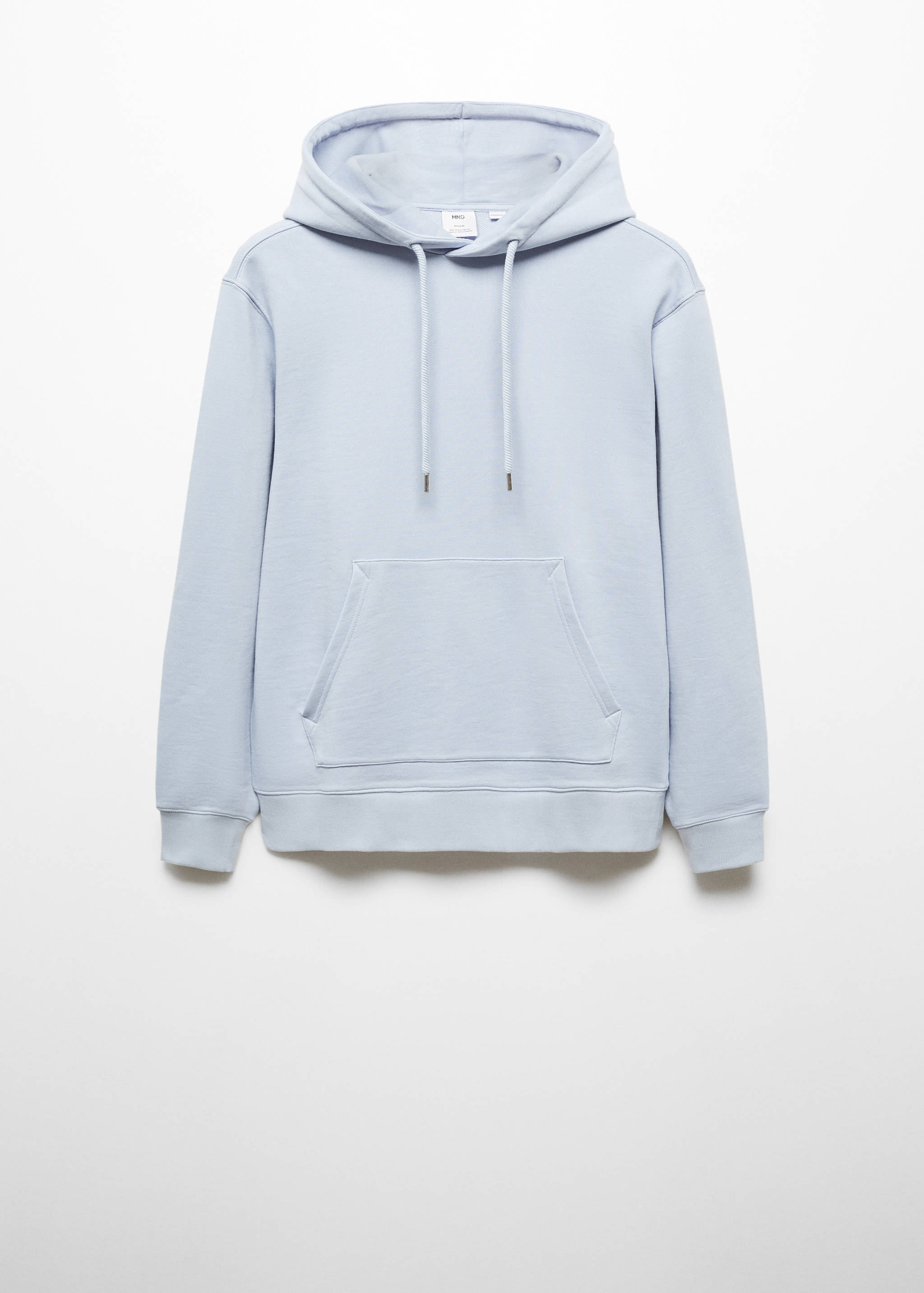 Lightweight cotton hooded sweatshirt - Article without model