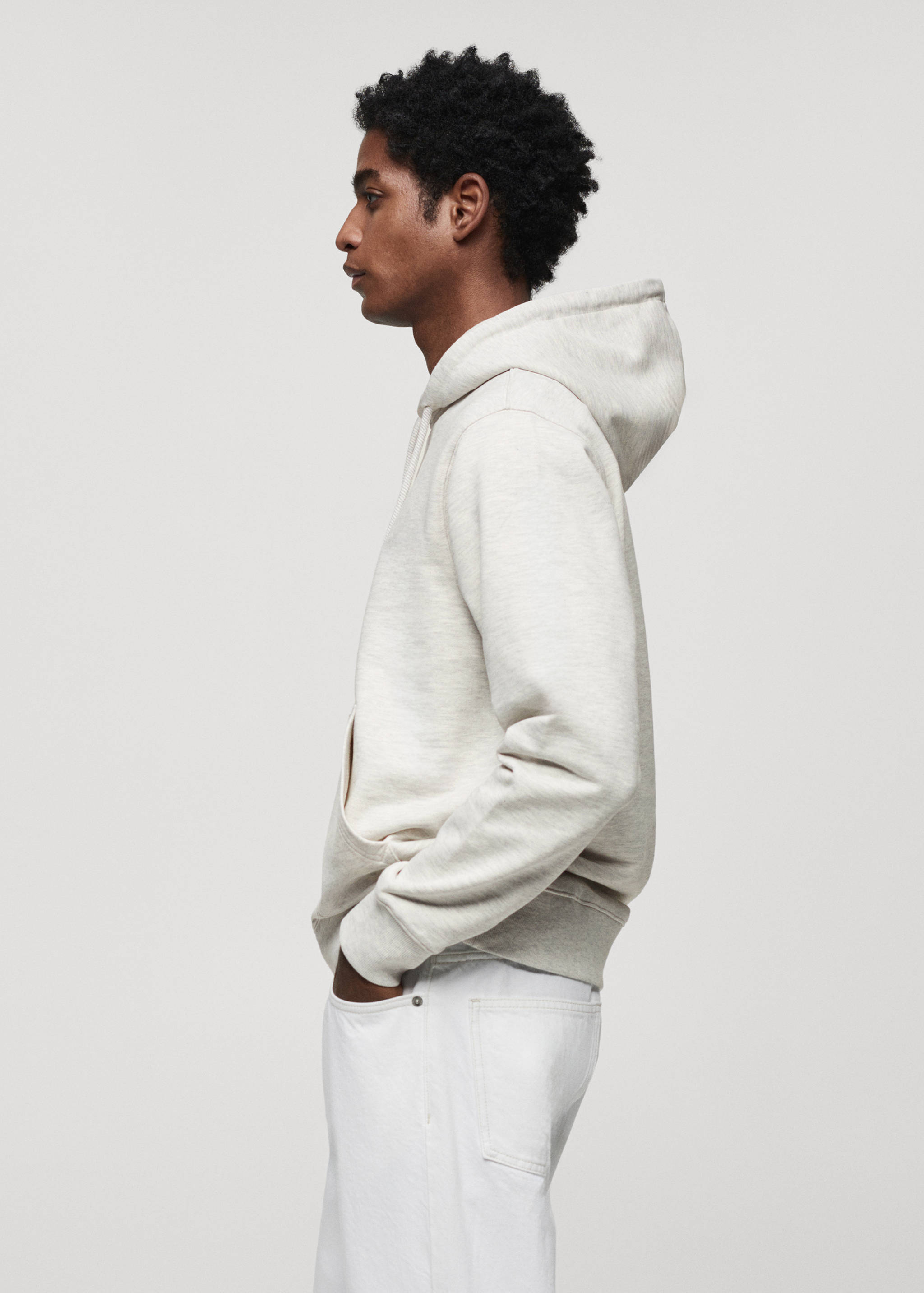 Lightweight cotton hooded sweatshirt - Details of the article 2