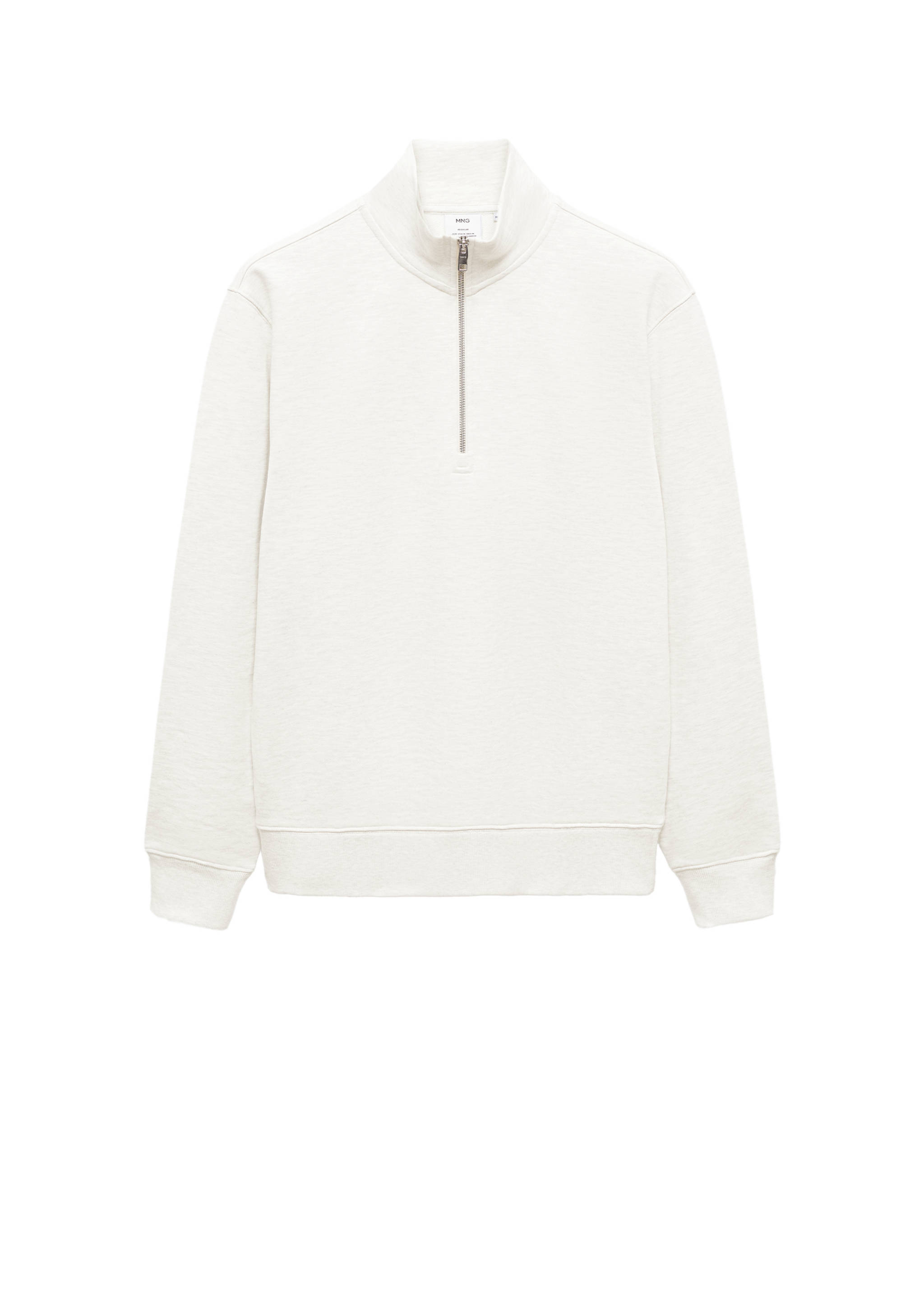 Zipper cotton sweater - Details of the article 9