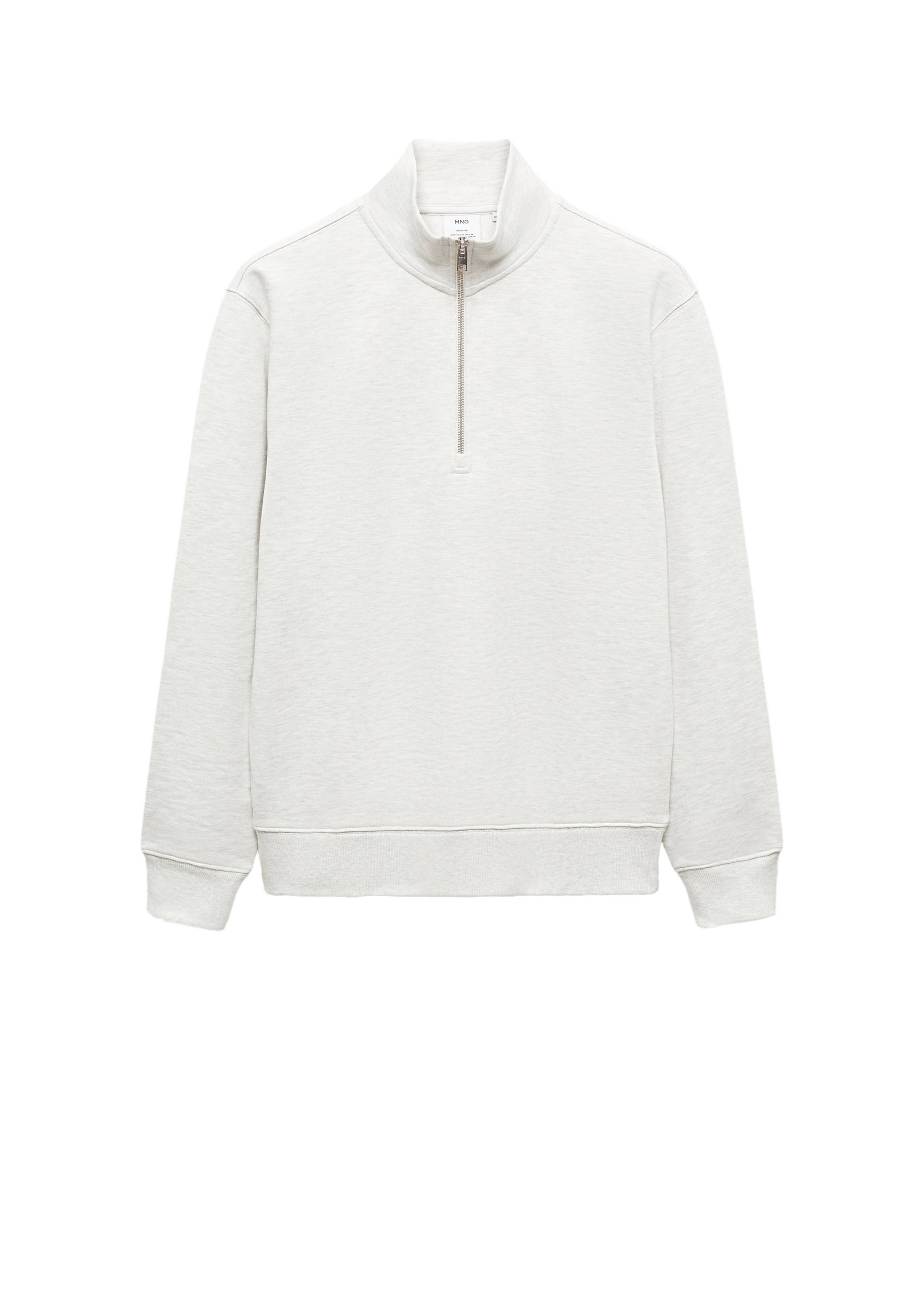 Zipper cotton sweater - Details of the article 9