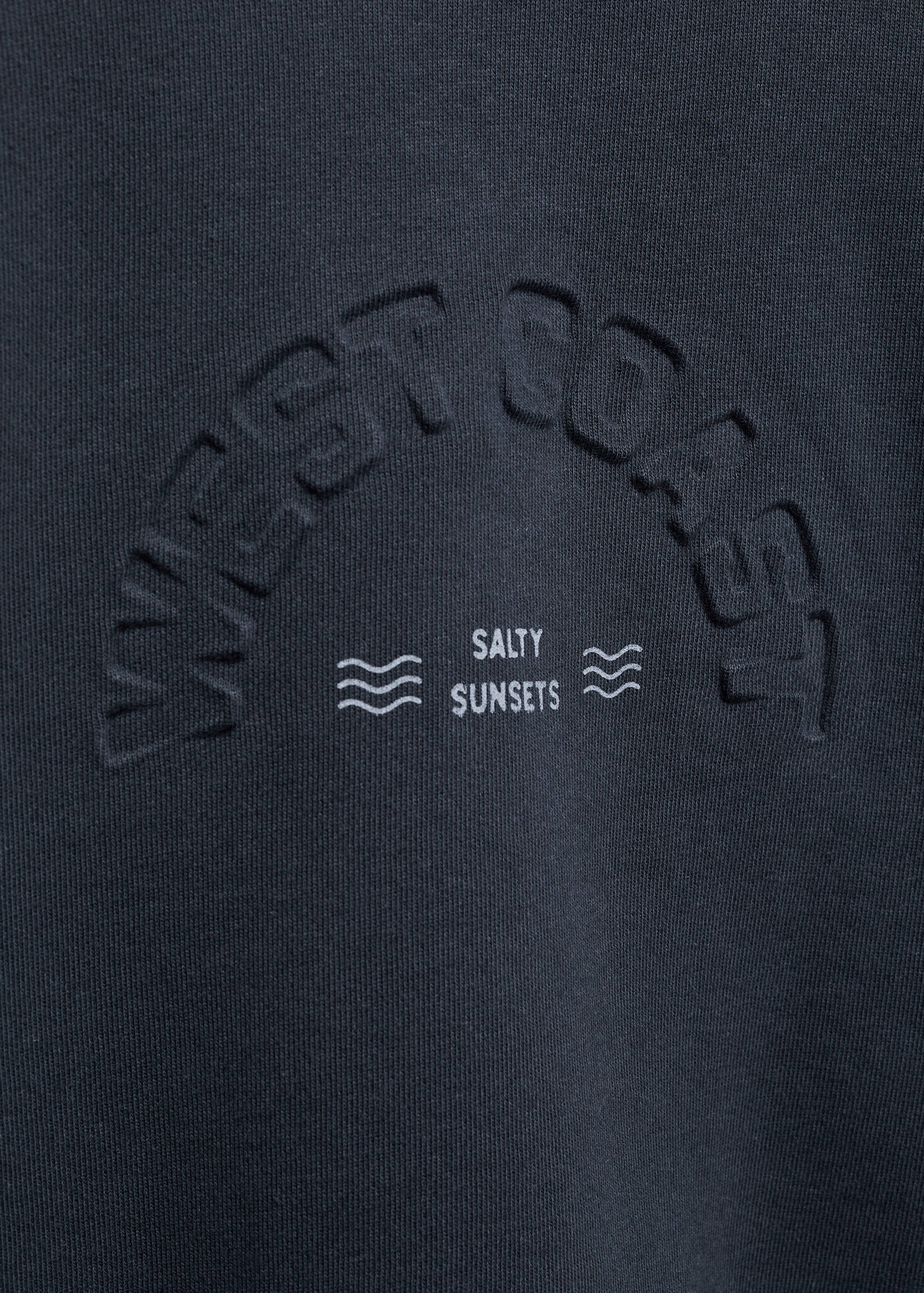 Embossed message sweatshirt - Details of the article 8