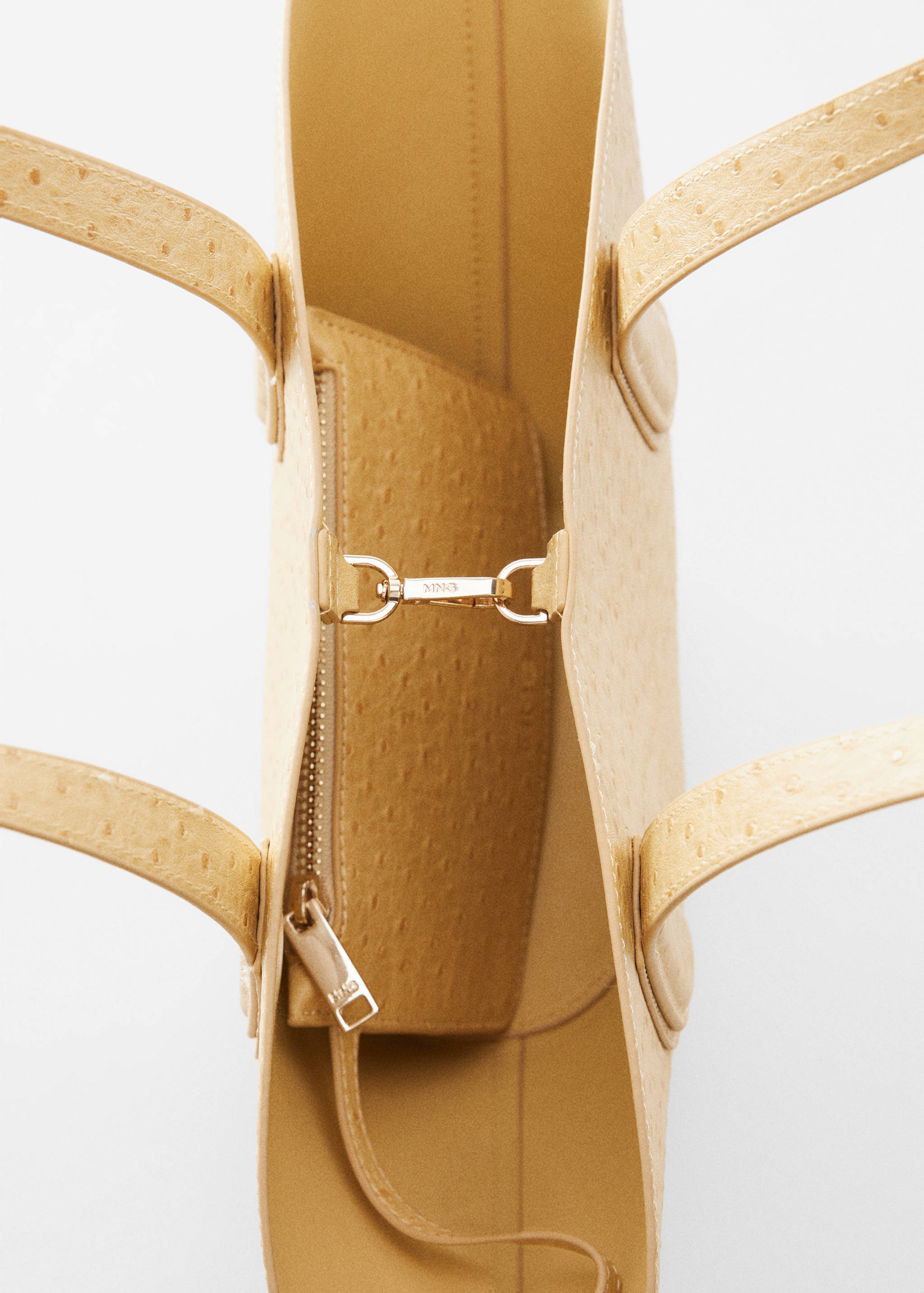 Faux-leather shopper bag - Details of the article 2