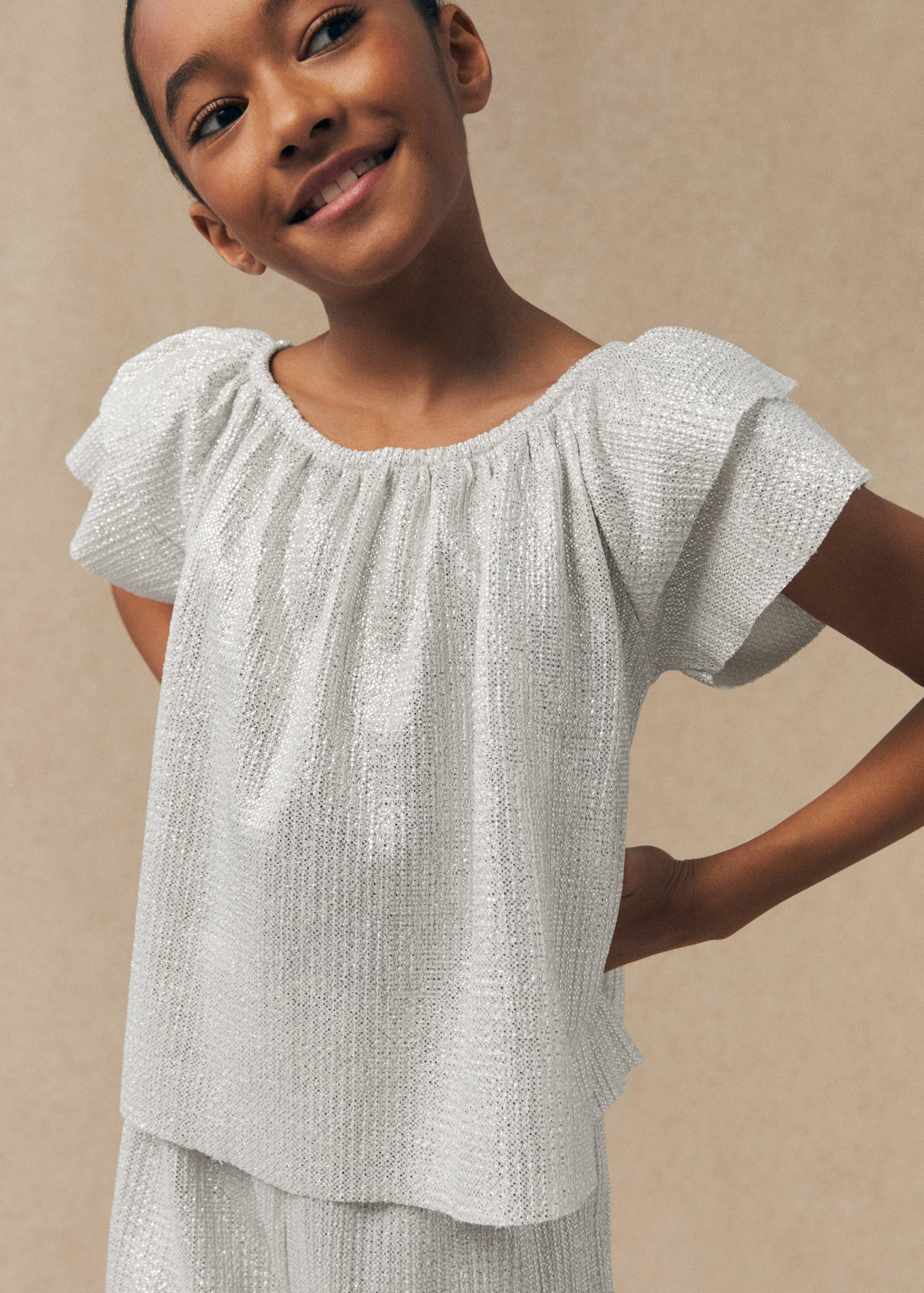 T-shirt tekstur shiny - Tampilan Umum