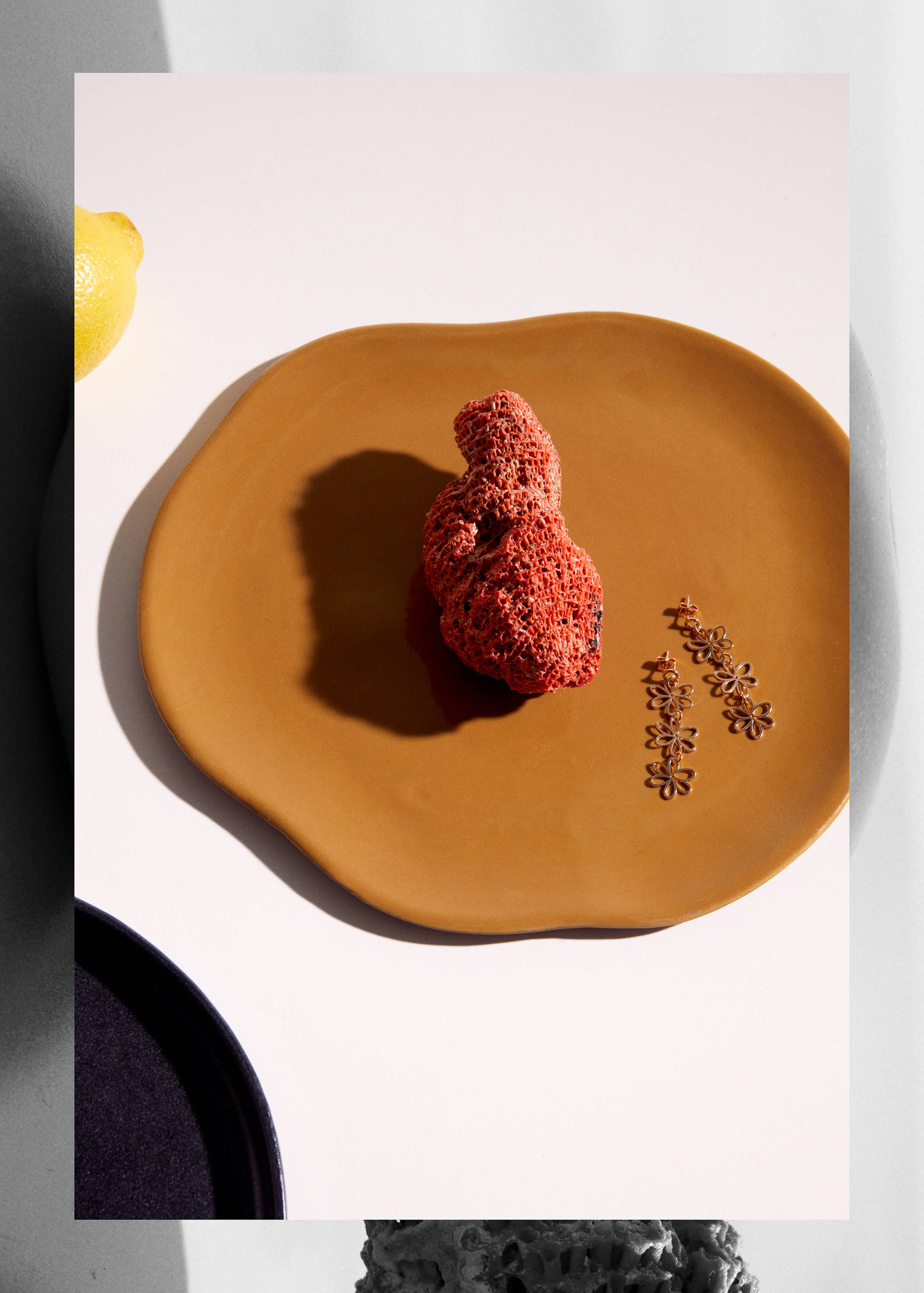 Flower pendant earrings - Details of the article 5