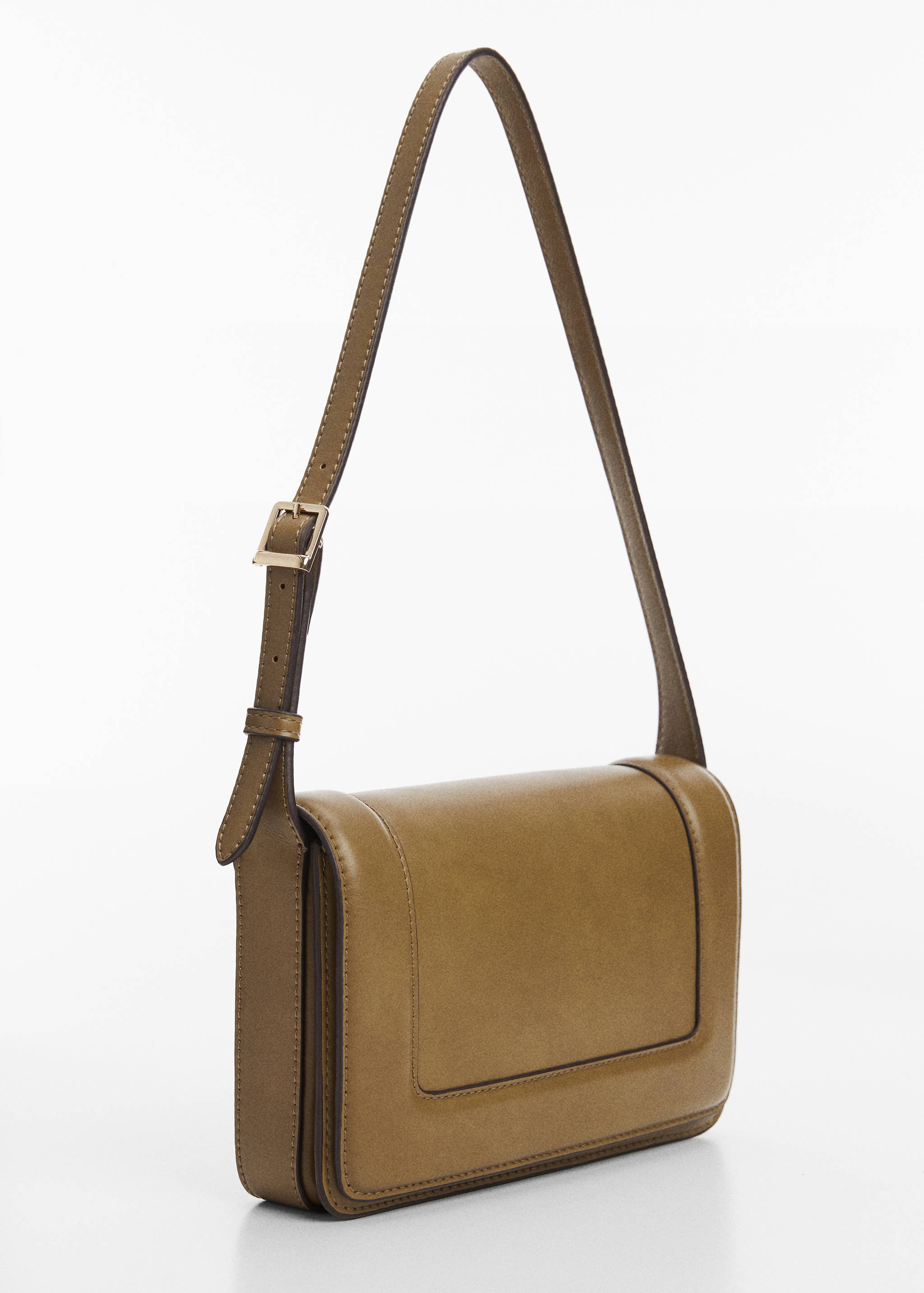 Crossbody bag with flap - Medium plane