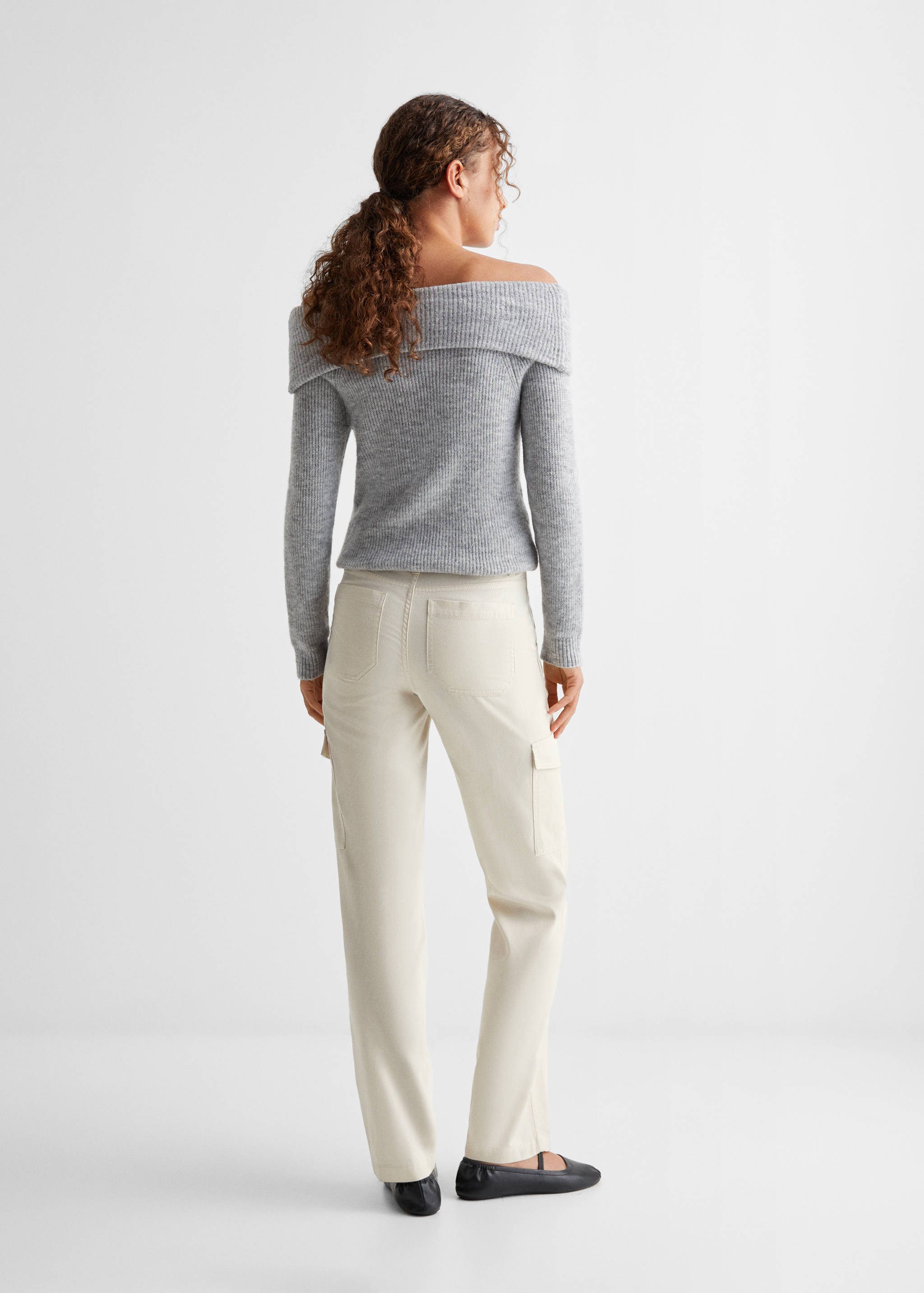 Pantalón recto cargo - Reverso del artículo