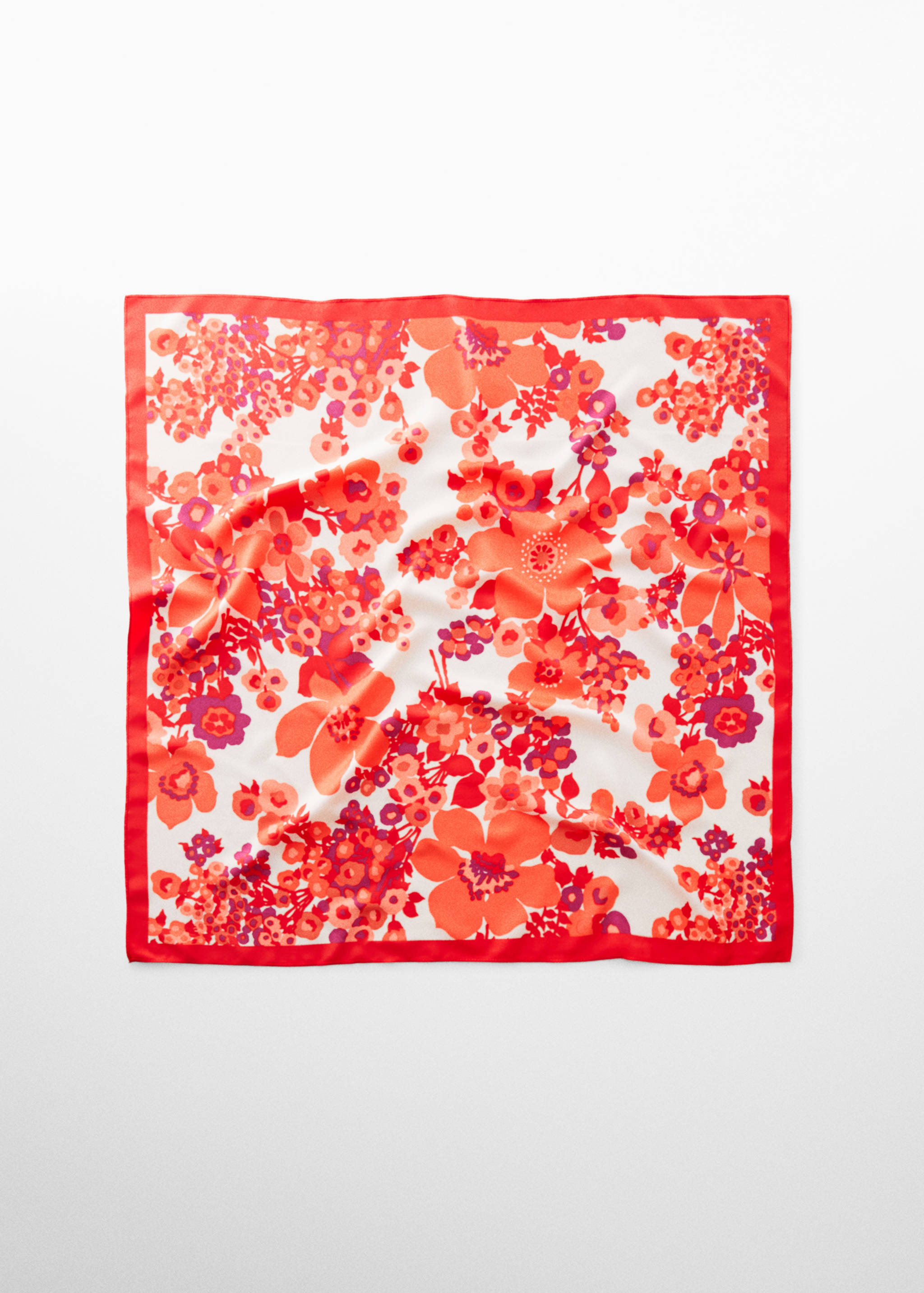 Floral print scarf - Article without model