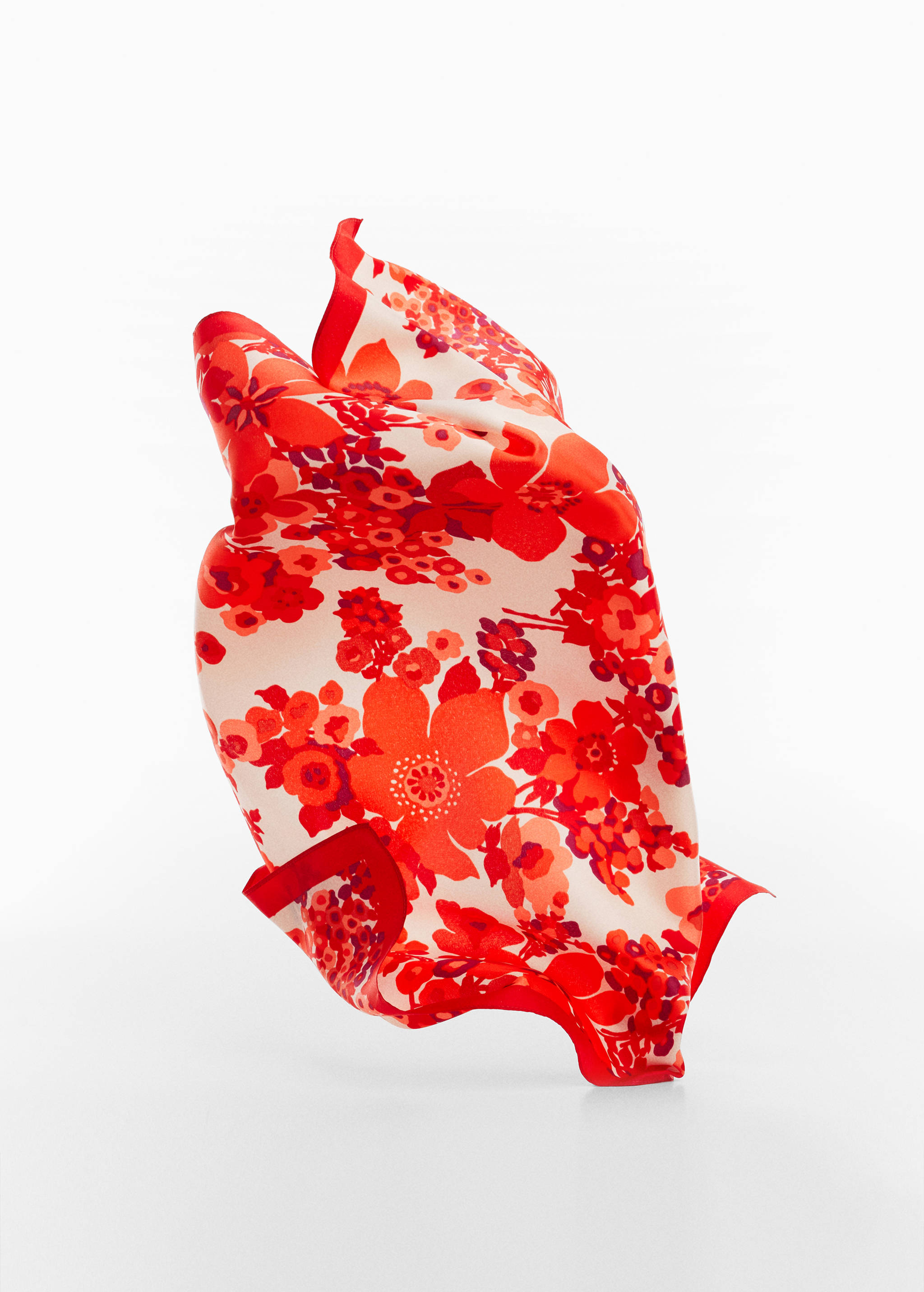 Floral print scarf - Details of the article 1