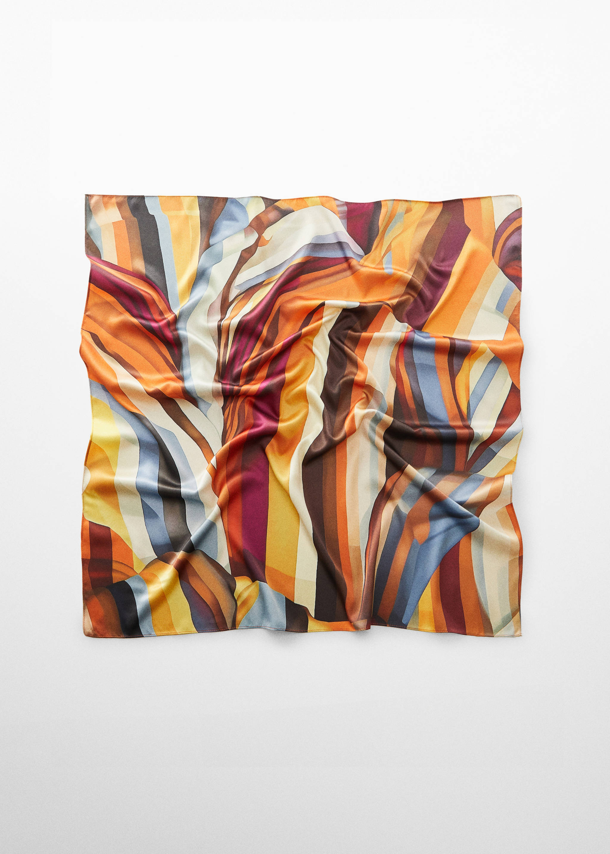 Foulard rayures multicolores - Article sans modèle