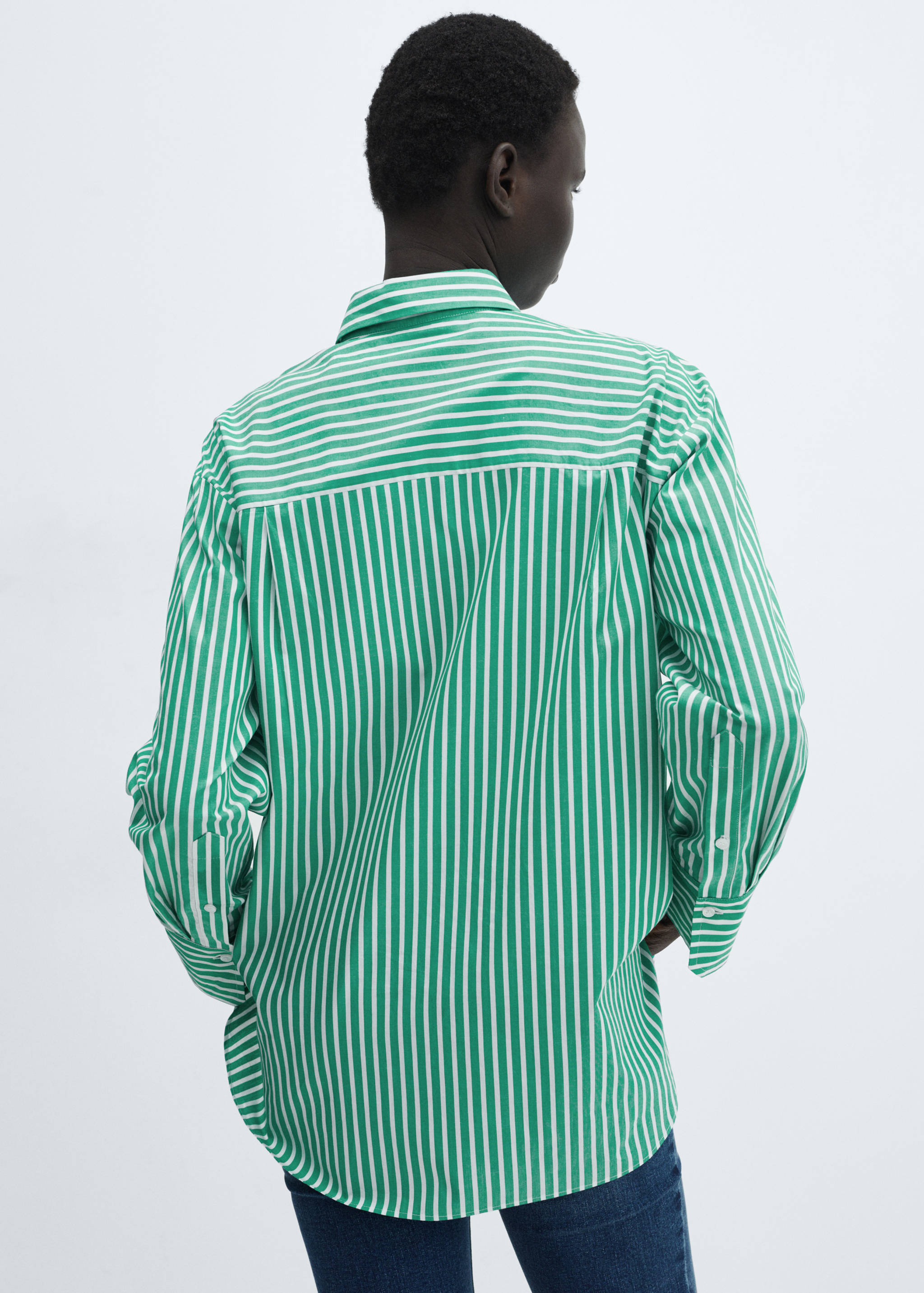 Chemise oversize poches - Verso de l’article