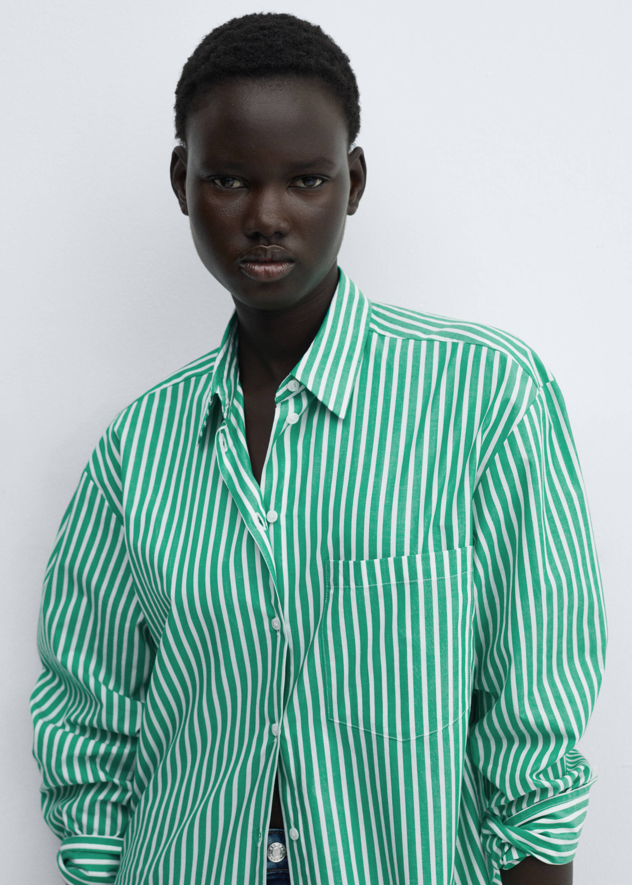 Chemise oversize poches - Détail de l'article 1