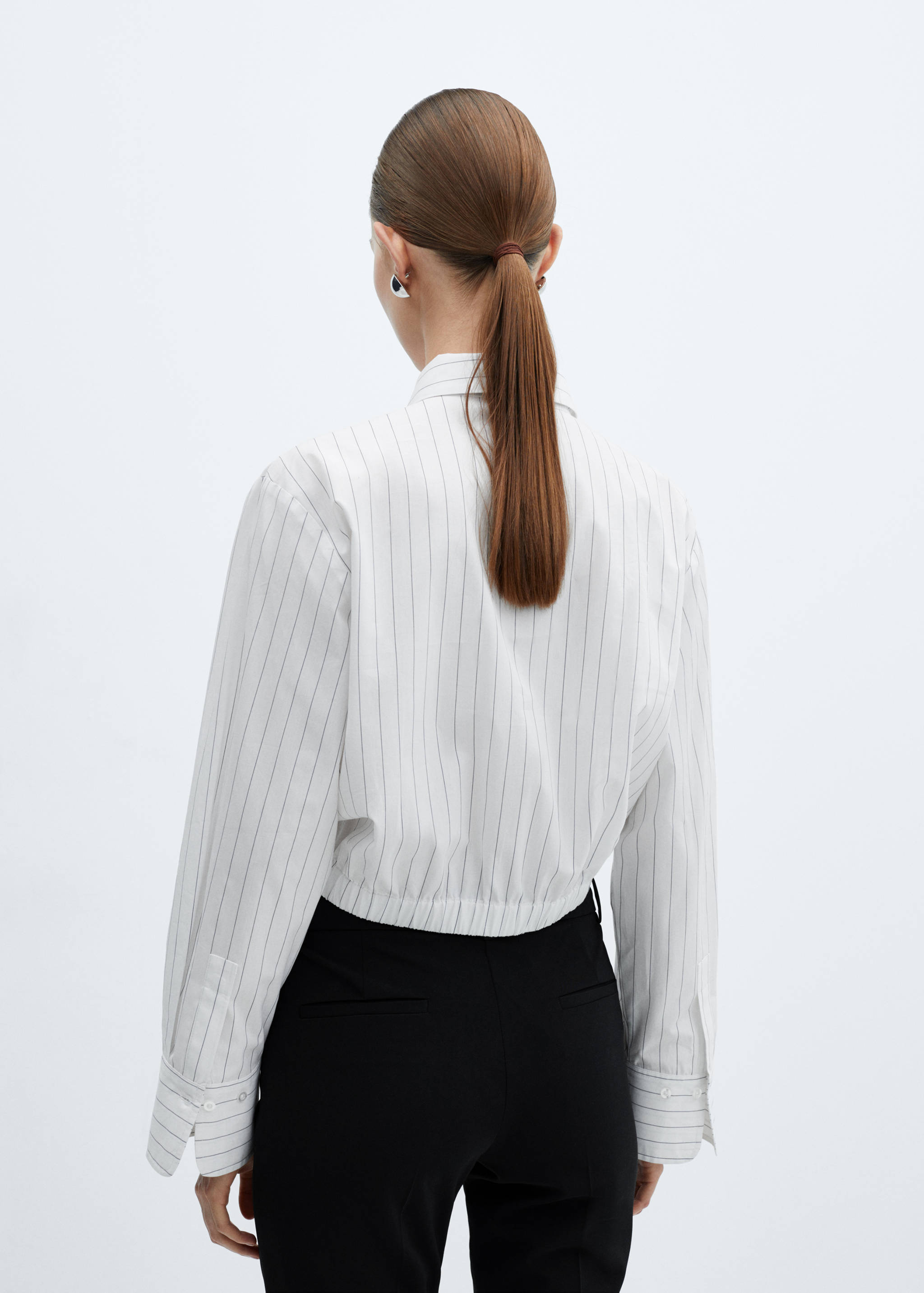 Chemise rayures nœud - Verso de l’article