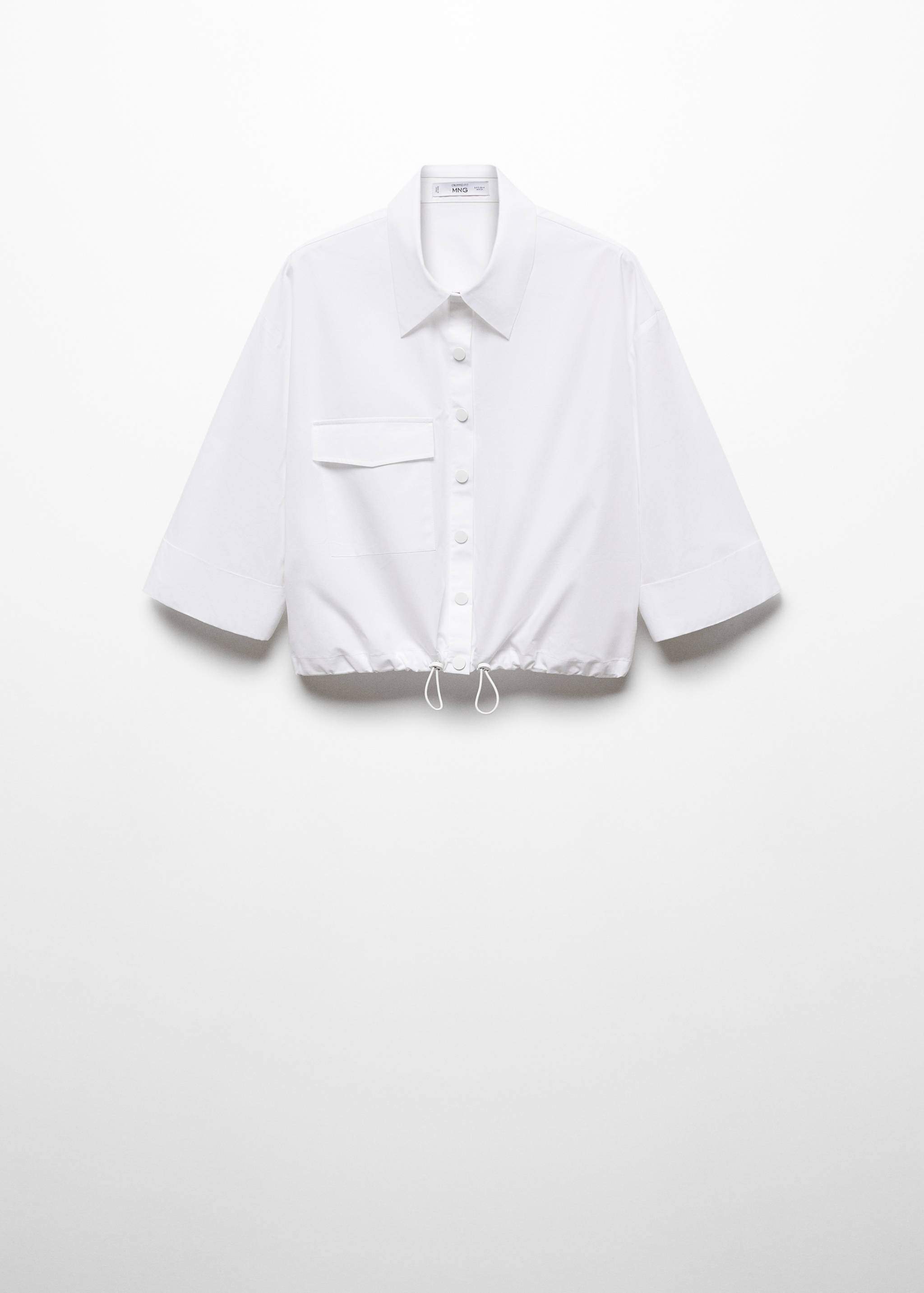 Camisa de algodão com base ajustável - Artigo sem modelo