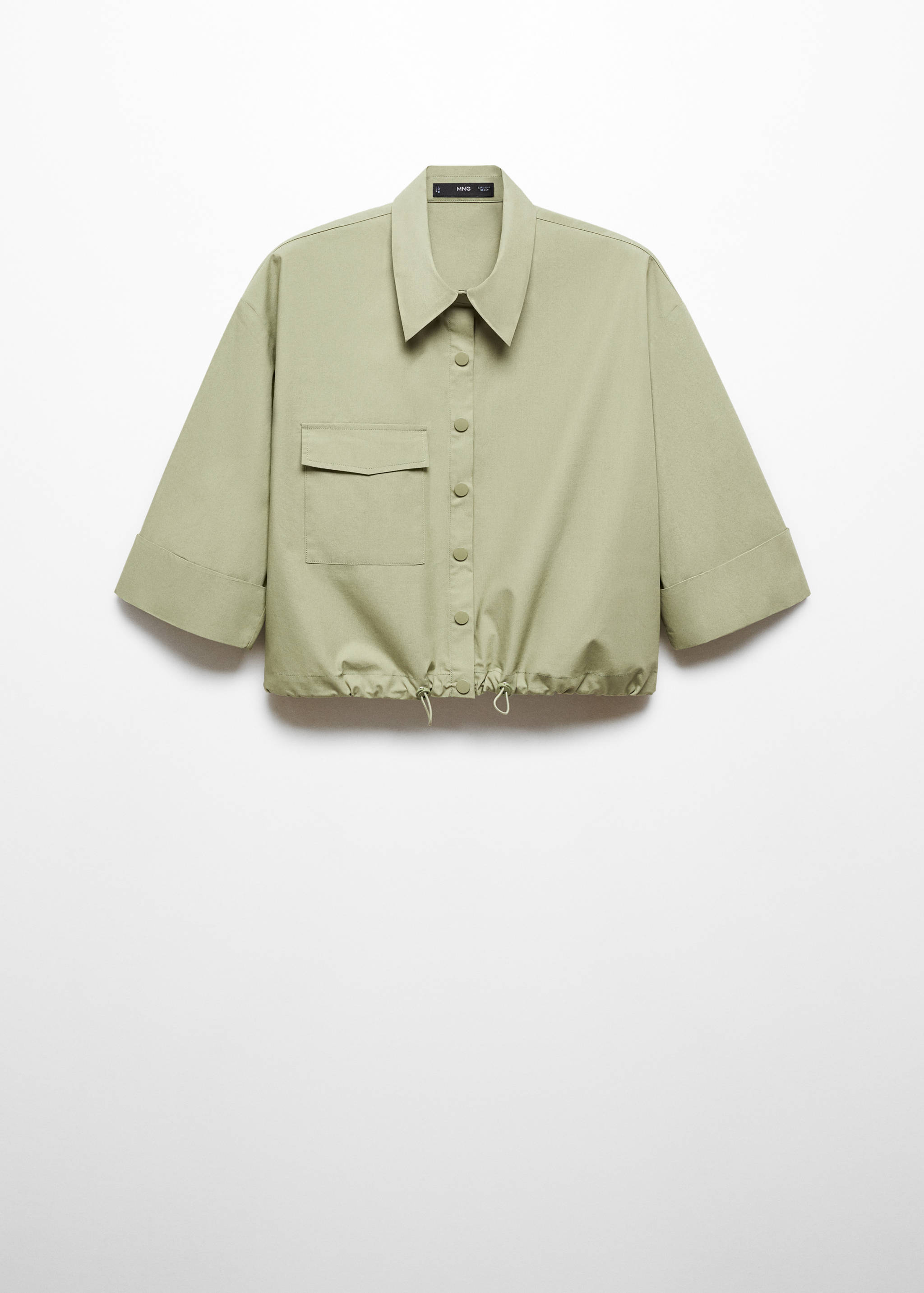 Camisa de algodão com base ajustável - Artigo sem modelo