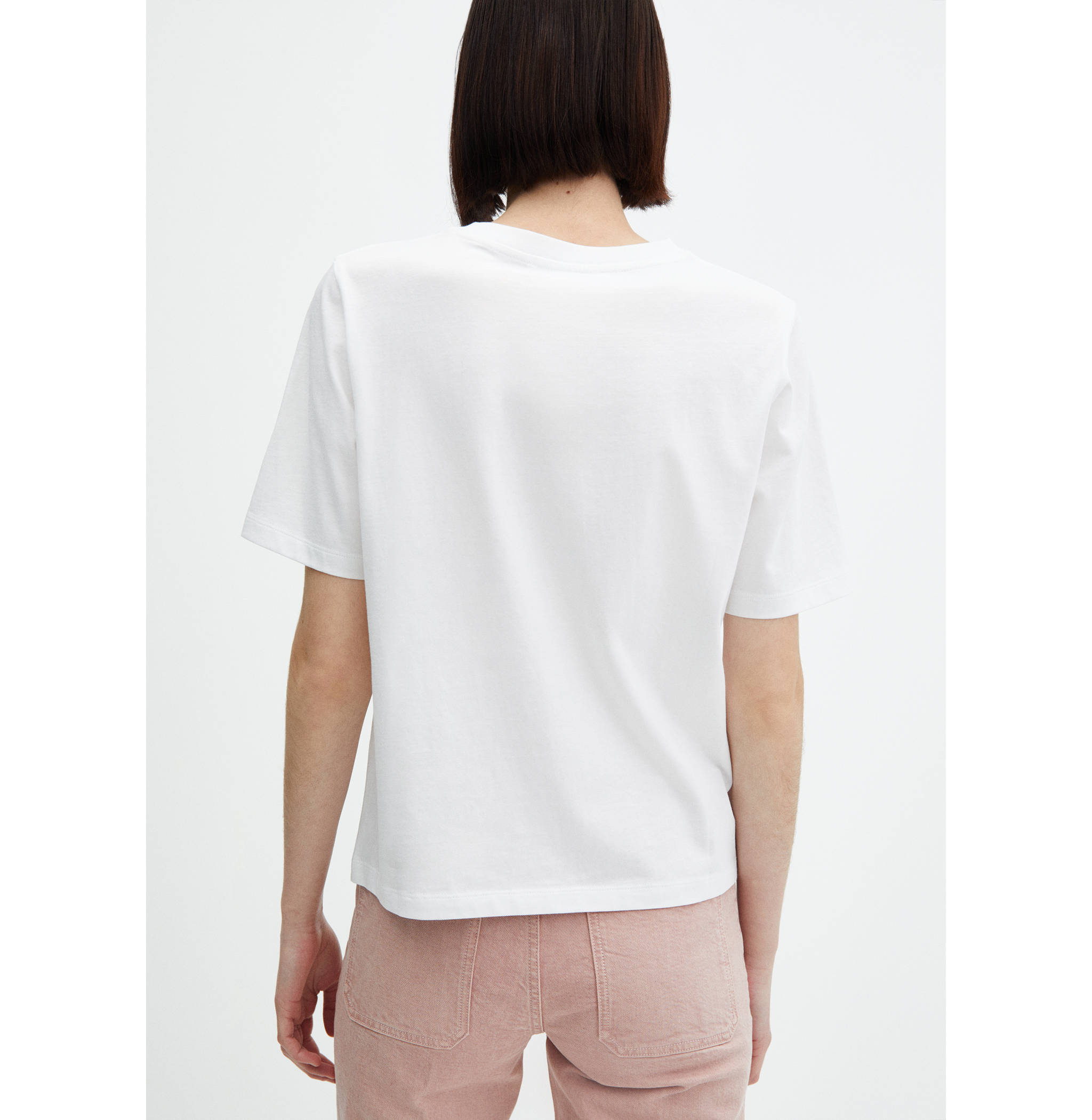 Camiseta bordada algodón - Reverso del artículo