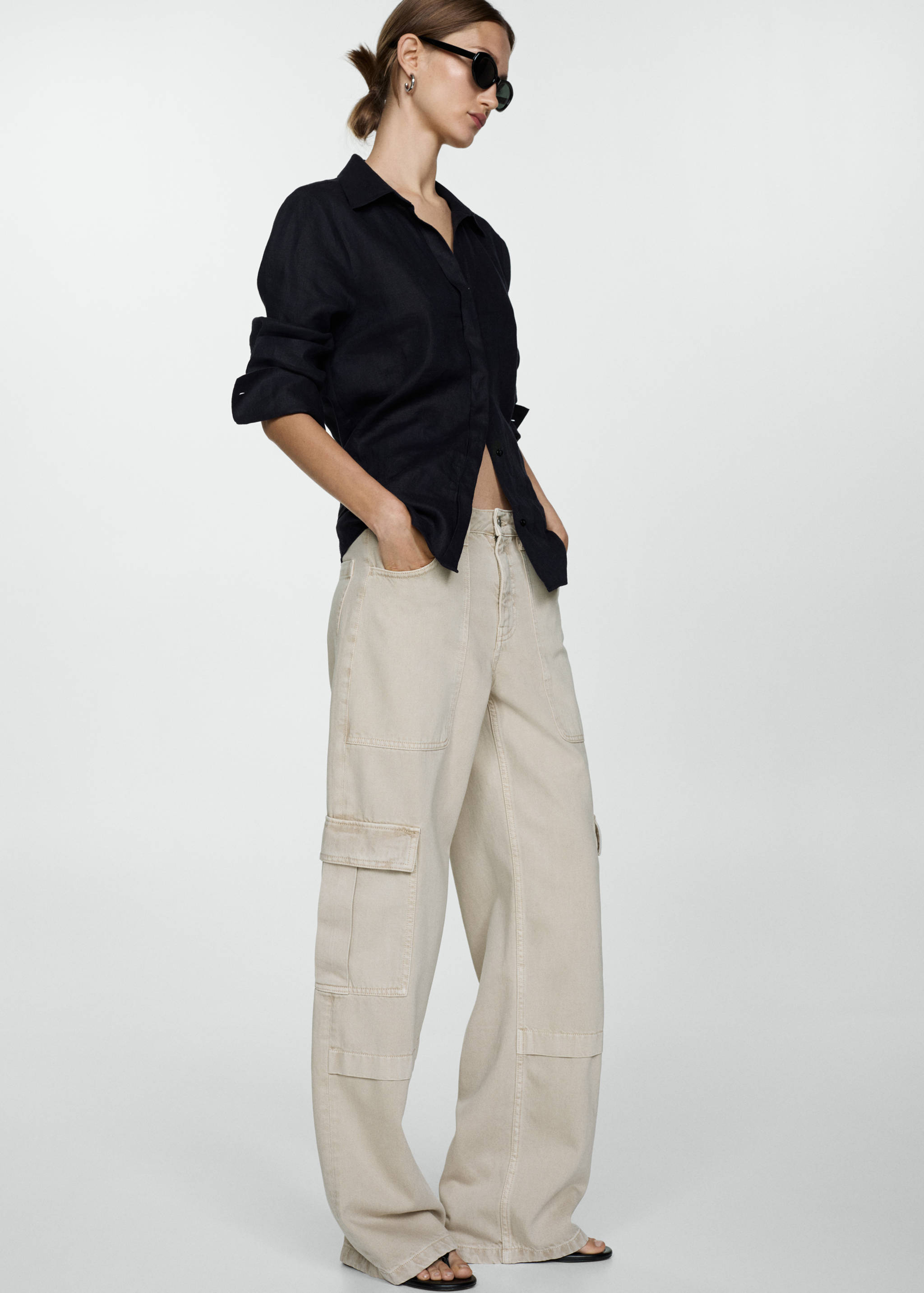 Джинсы карго с карманами - Деталь изделия 2