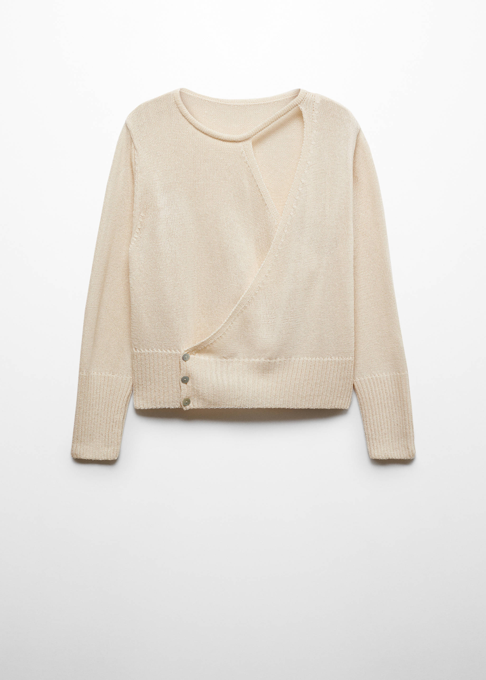 Wikkeltrui met splitdetail - Artikel zonder model