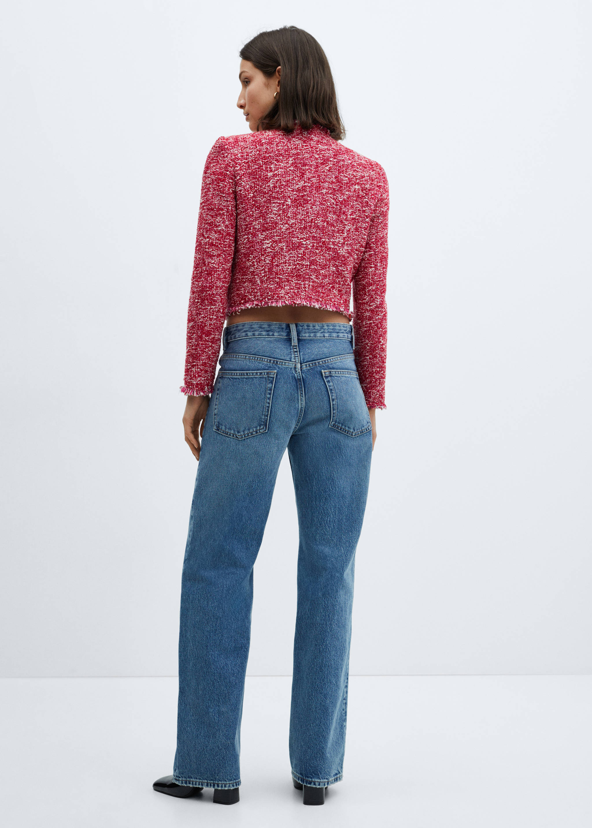 Pocket tweed jacket - Reverse of the article