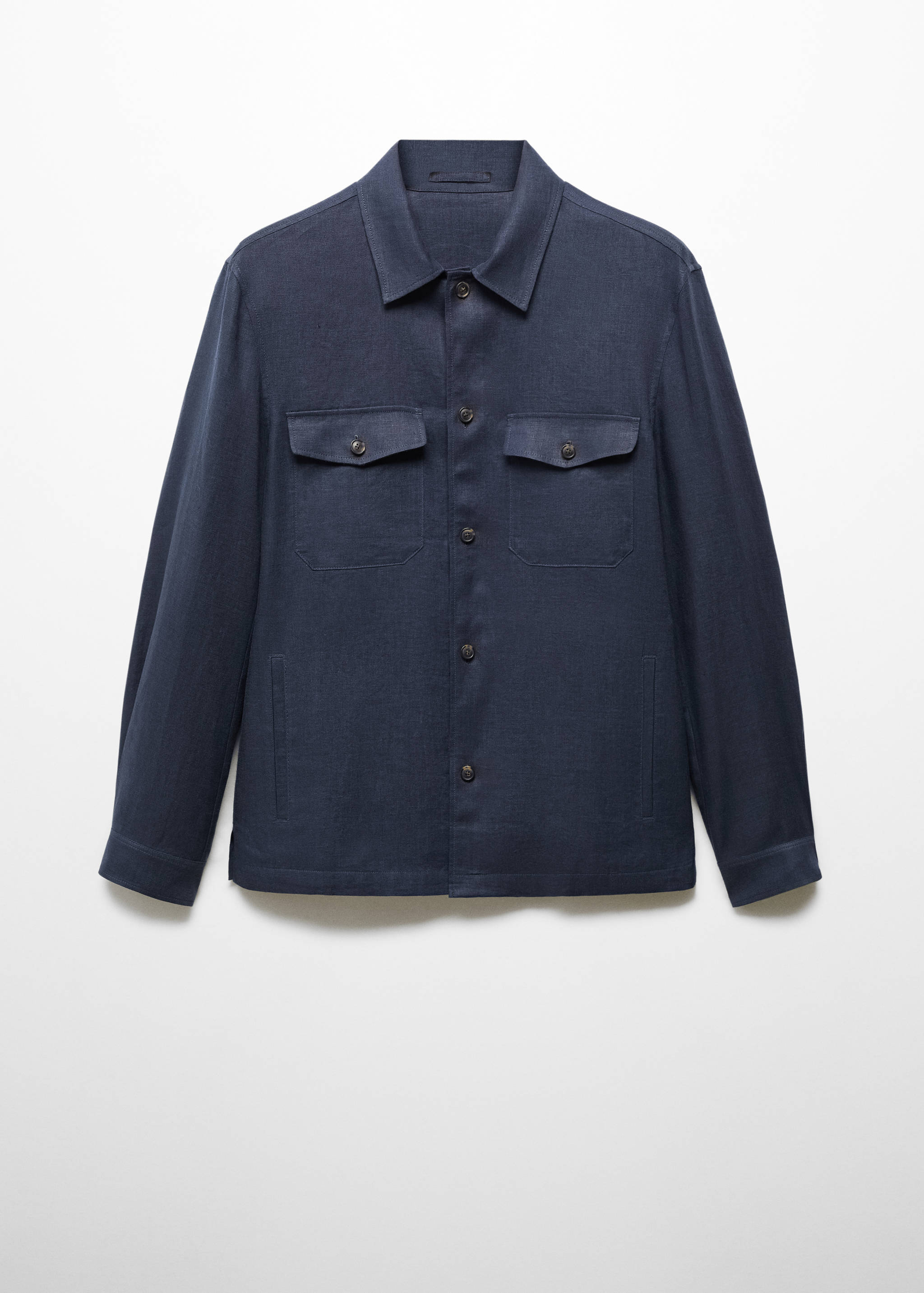 Sobrecamisa 100% lino bolsillos - Artículo sin modelo