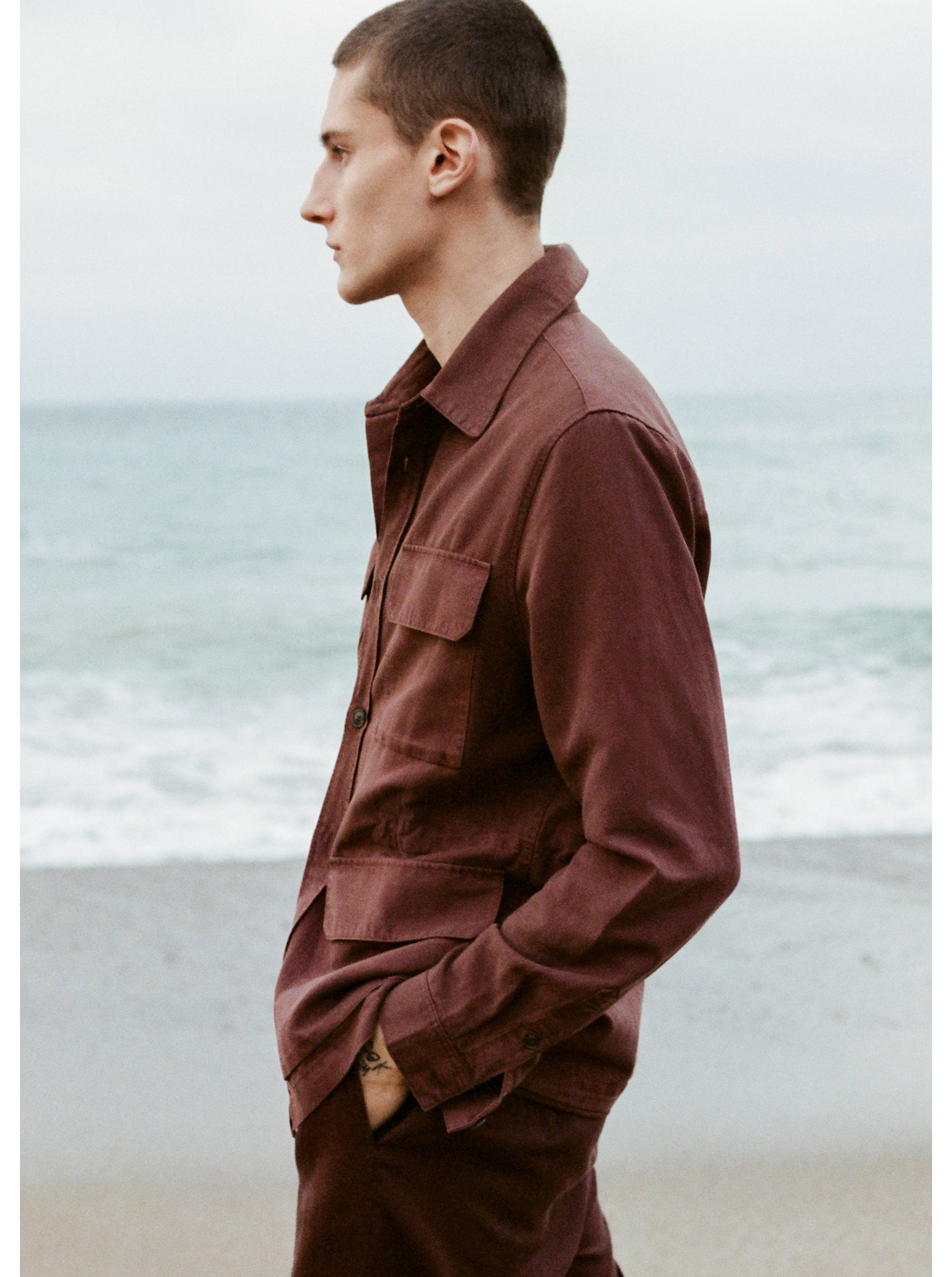 Leinen-Overshirt mit Taschen - Detail des Artikels 5