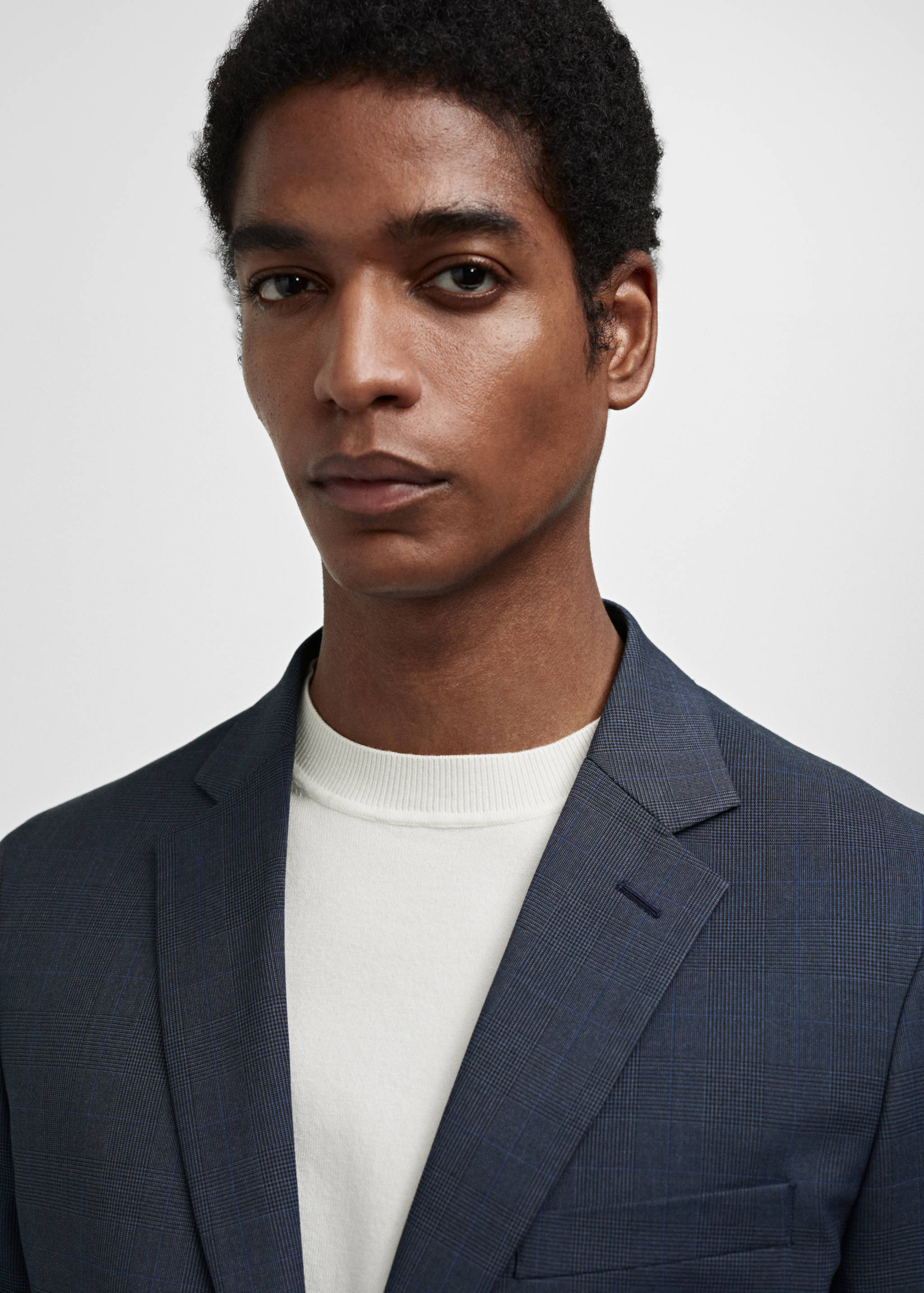 Super slim-fit suit jacket in stretch fabric - Details of the article 1