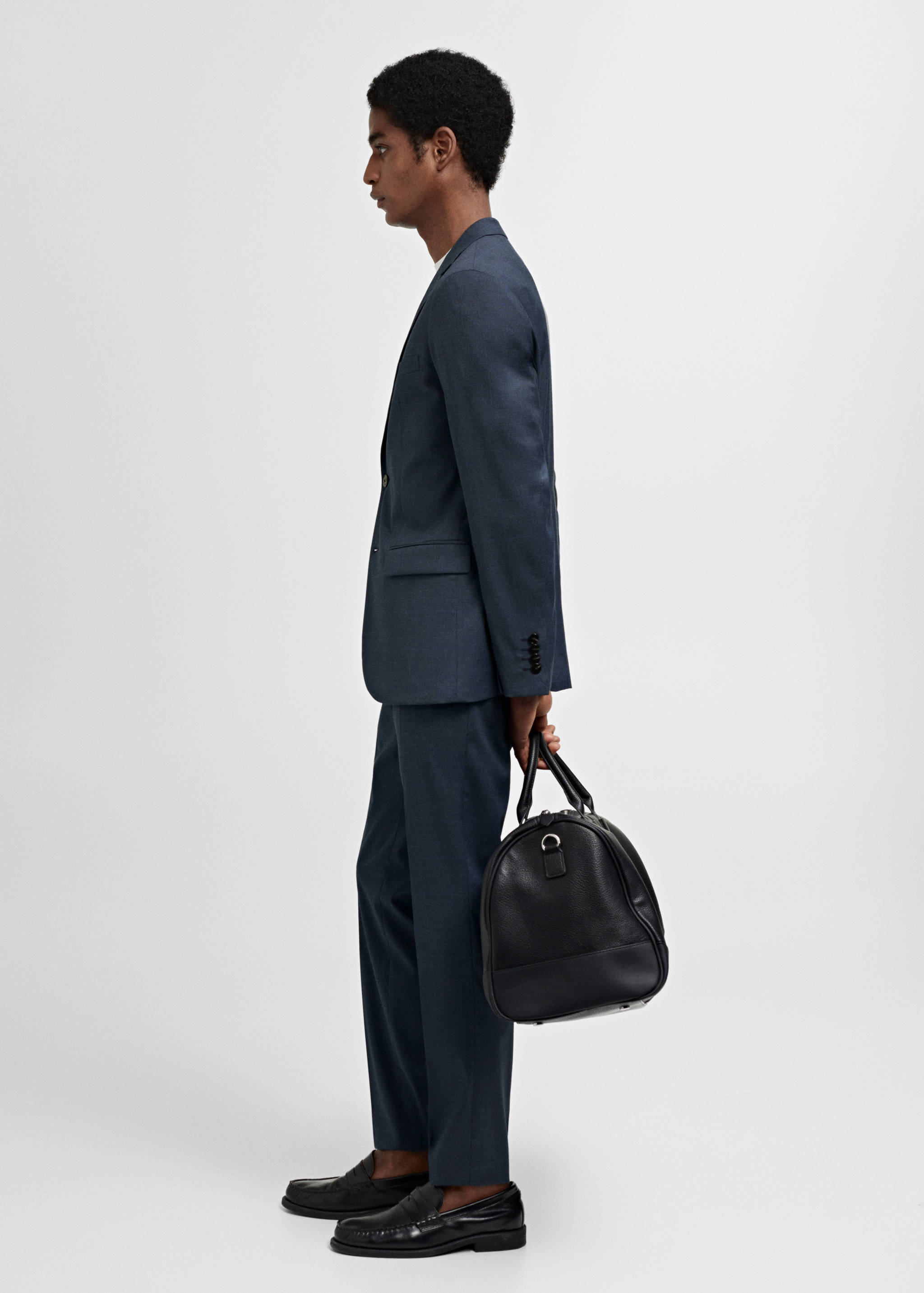 Super slim-fit suit jacket in stretch fabric - Details of the article 2