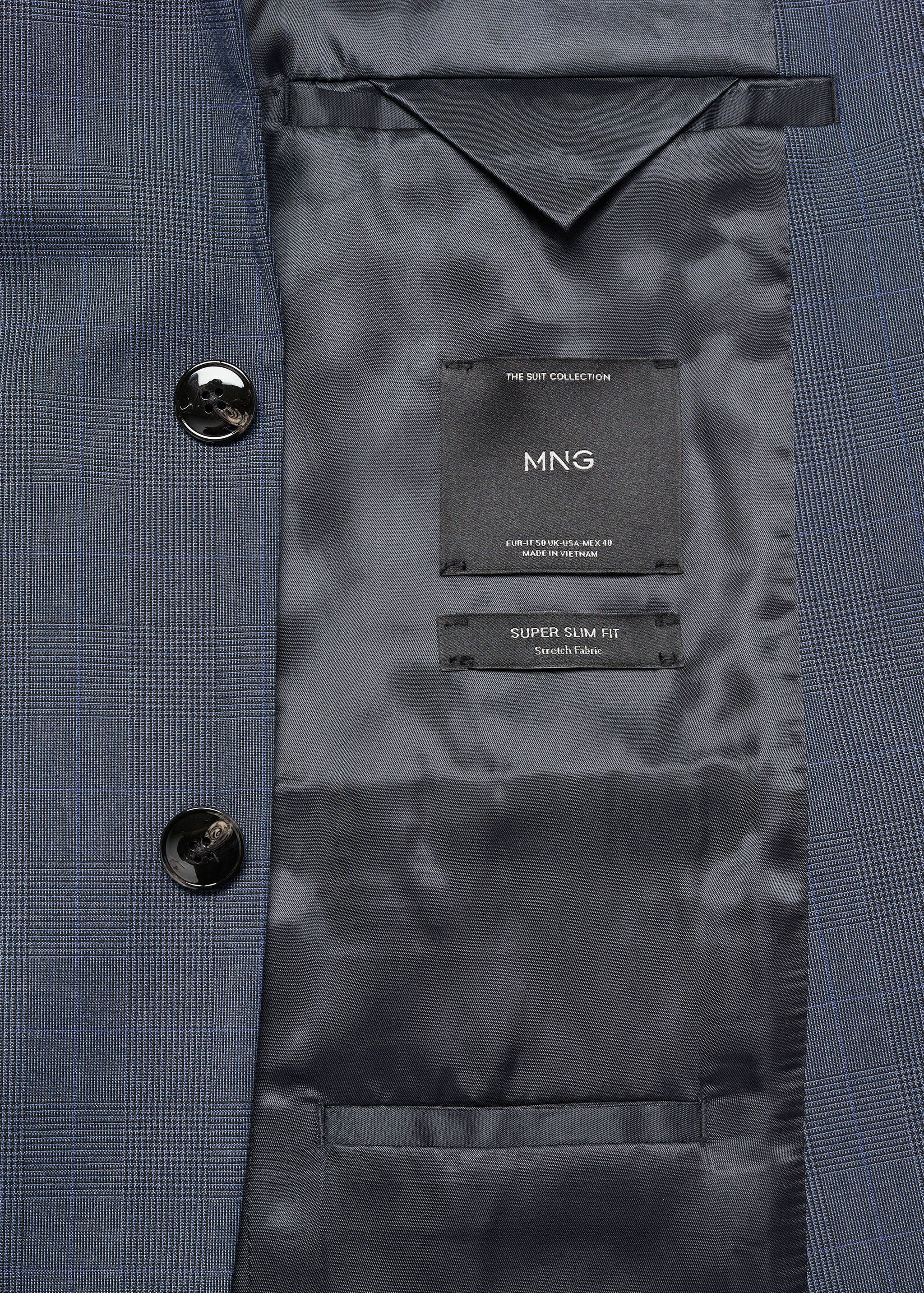 Super slim-fit suit jacket in stretch fabric - Details of the article 8