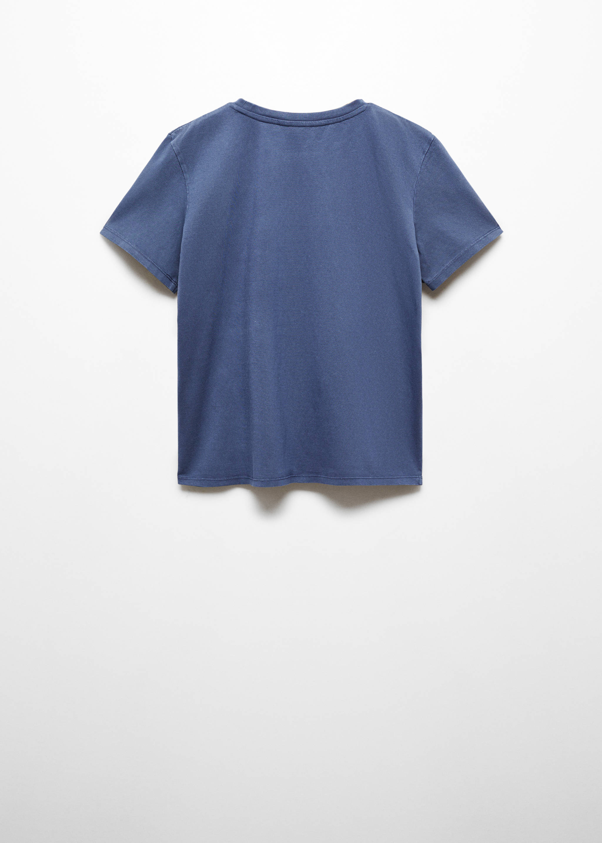 Printed message T-shirt - Reverse of the article