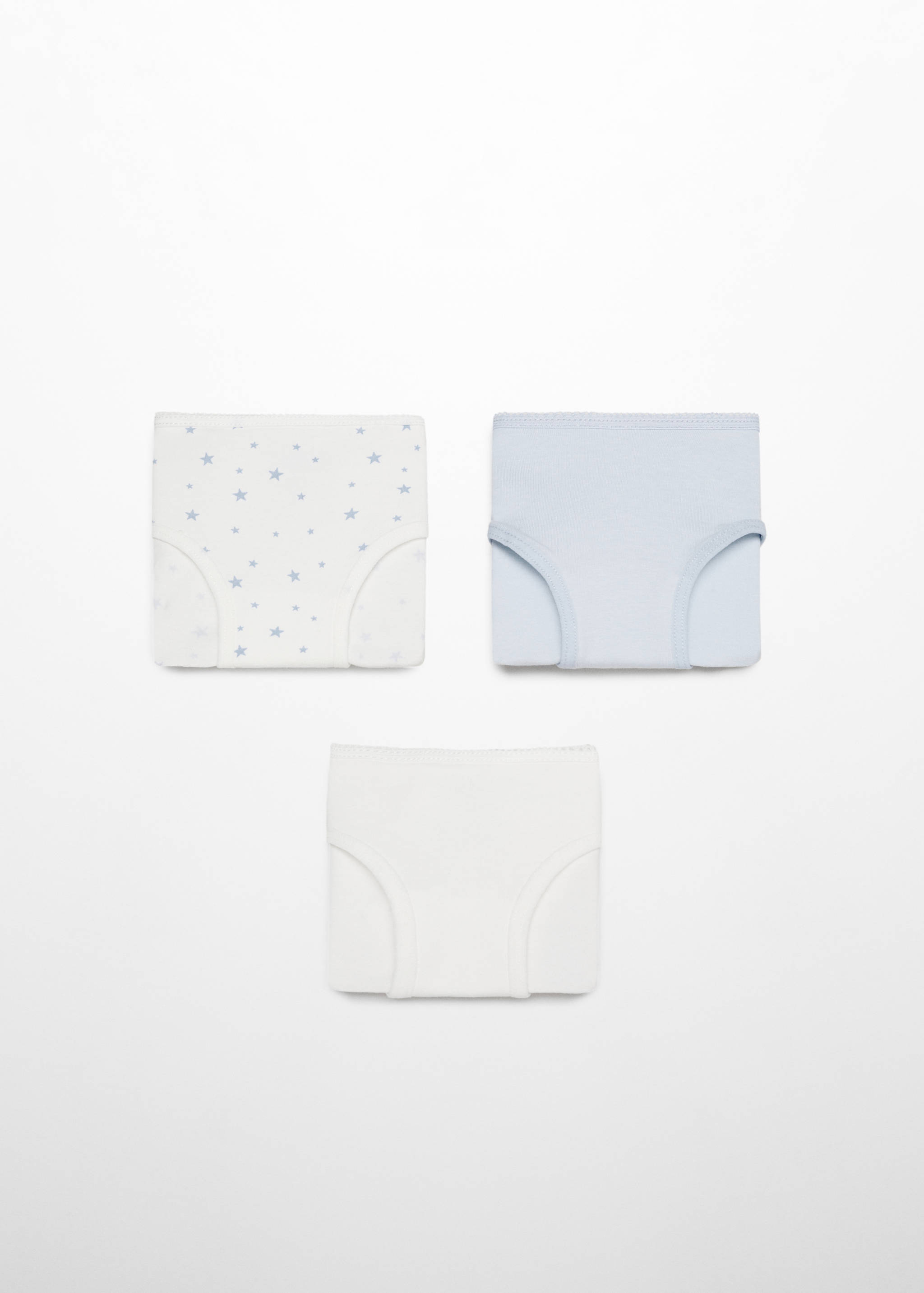Pack 3 cuequinhas estampadas de algodão - Artigo sem modelo