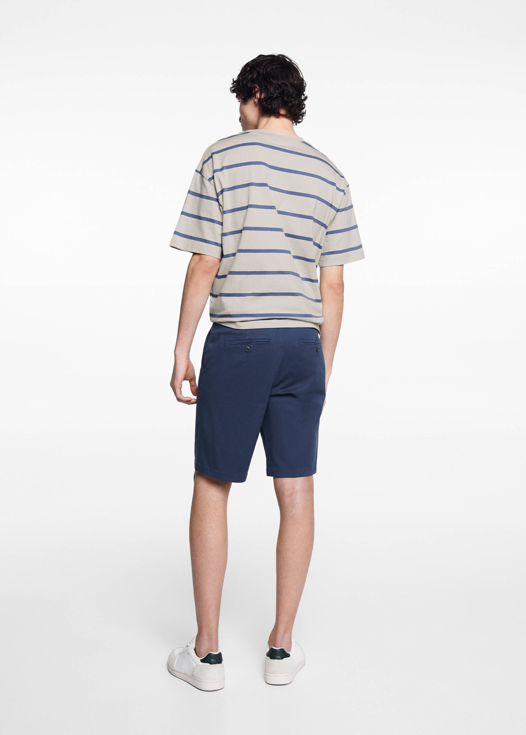Bermuda slim-fit coton - Verso de l’article