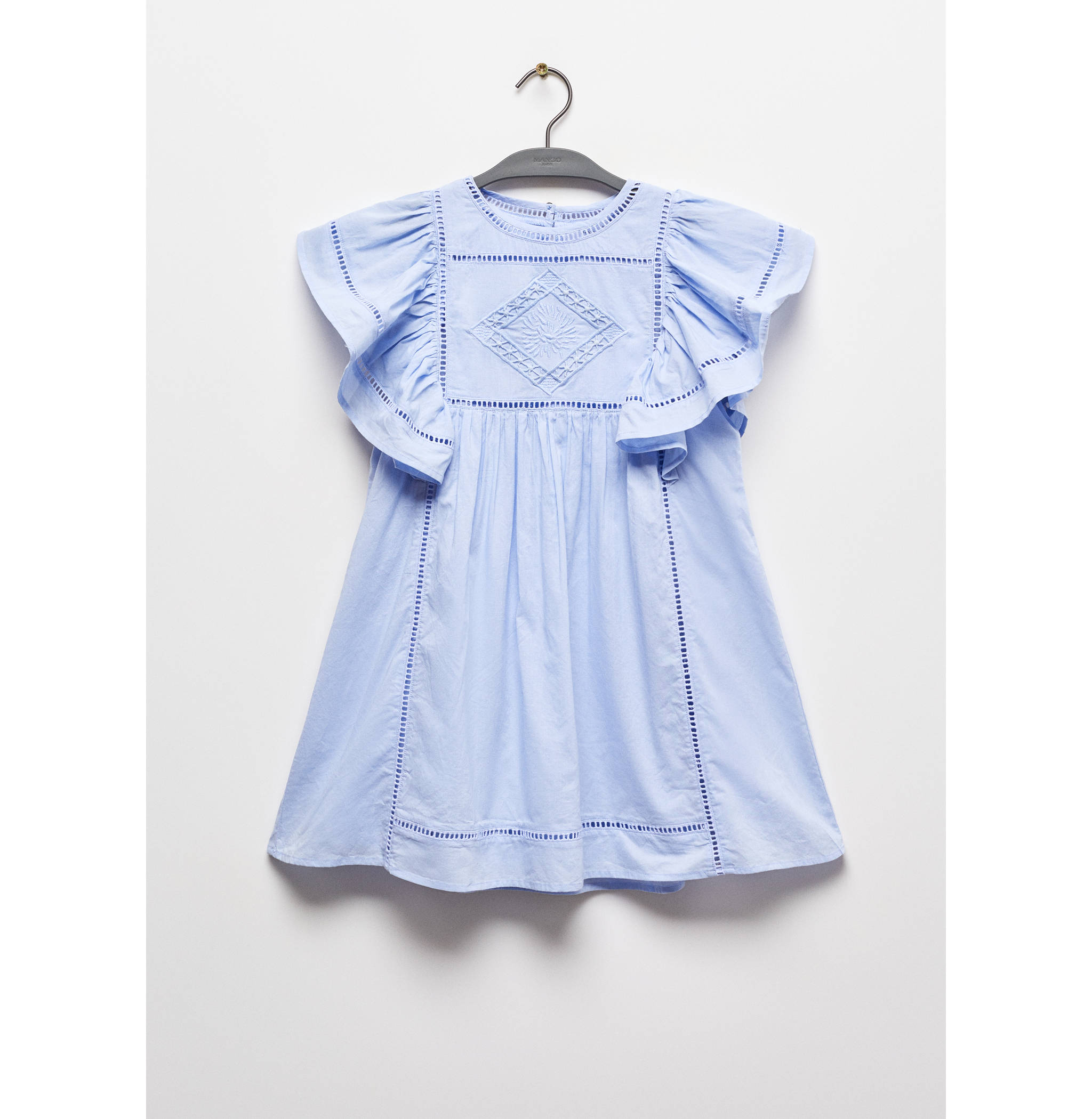 Broderie anglaise Ruffled dress - Article without model