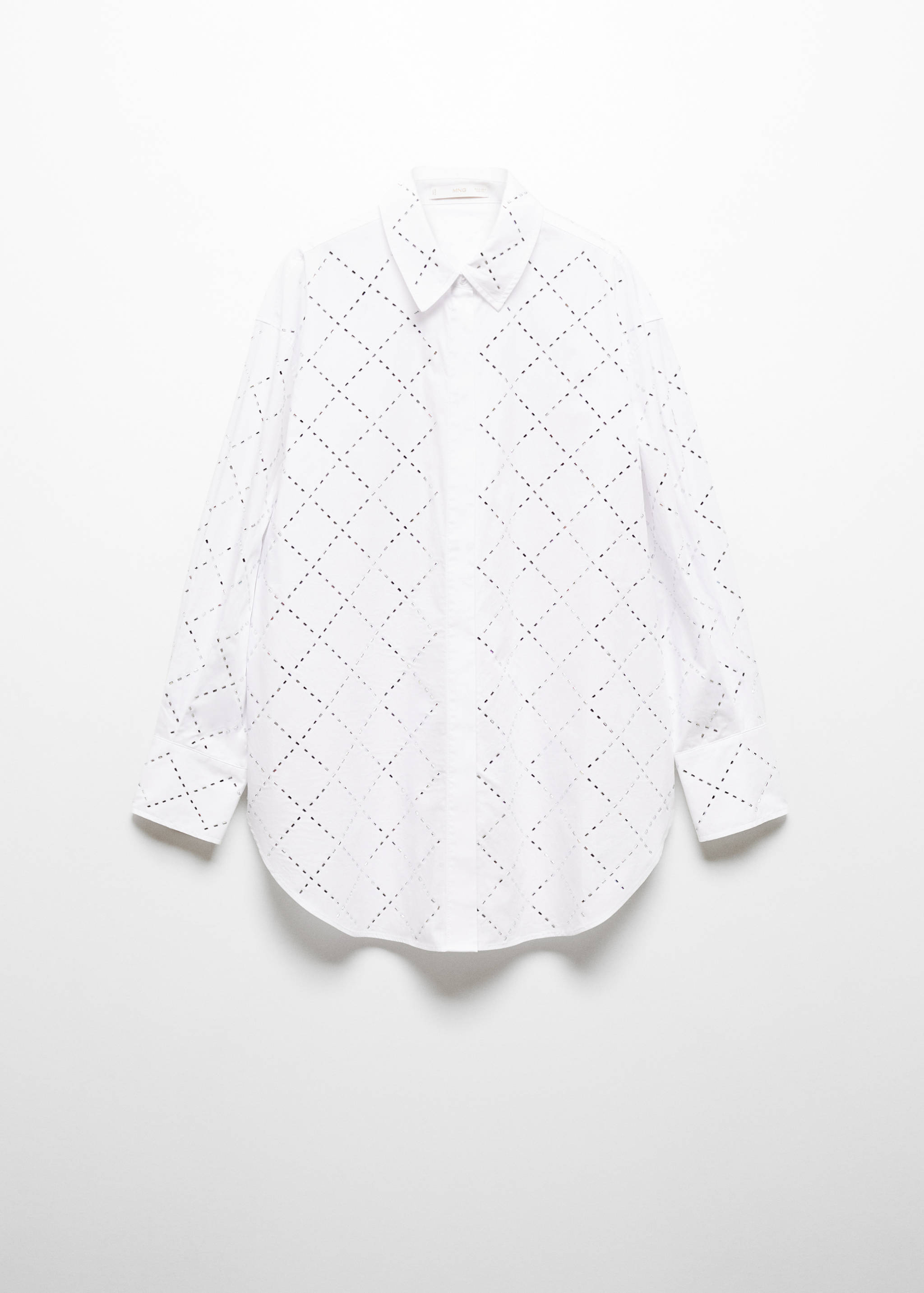 Chemise coton strass - Article sans modèle