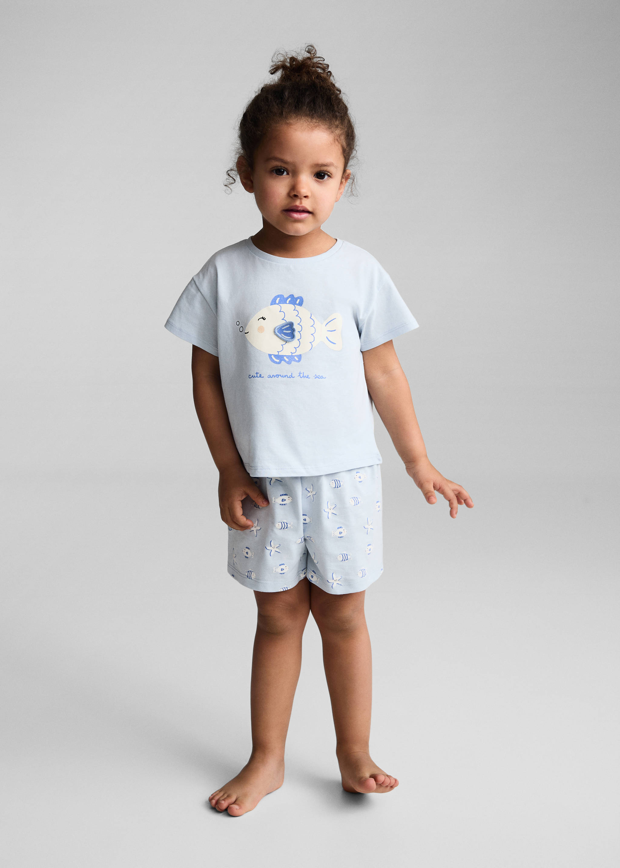 Printed short pyjamas - General plane
