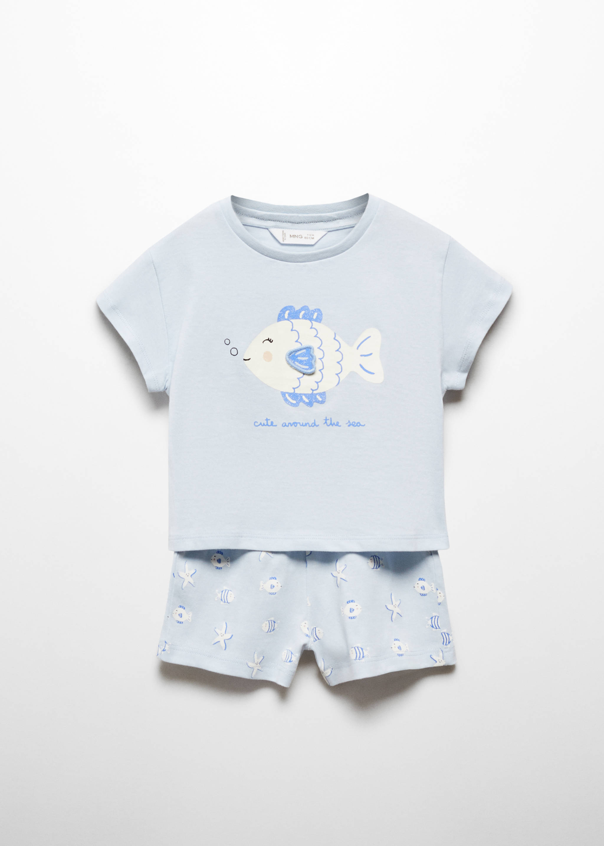 Pyjama court imprimé - Article sans modèle