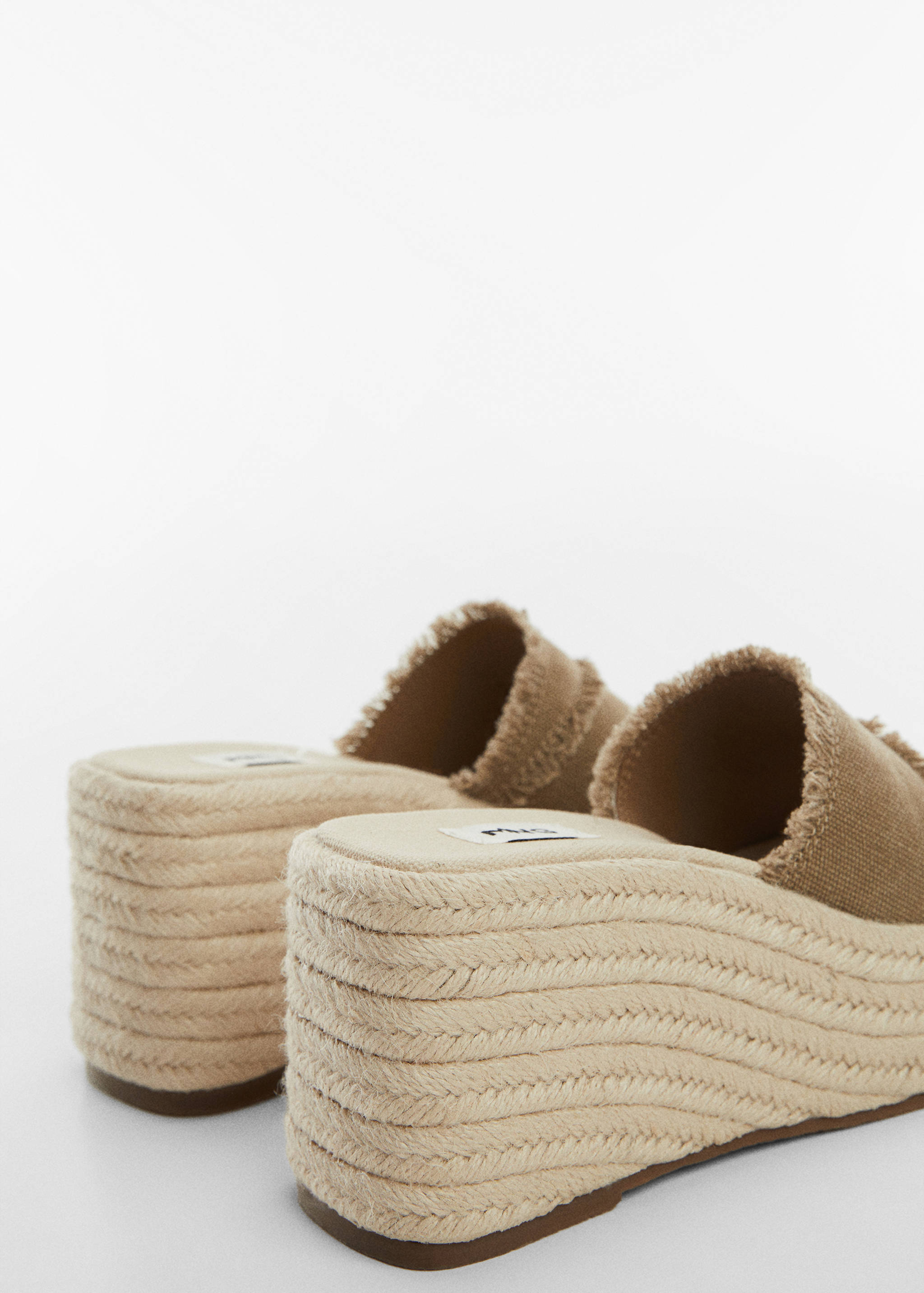 Esparto platform sandals - Details of the article 1