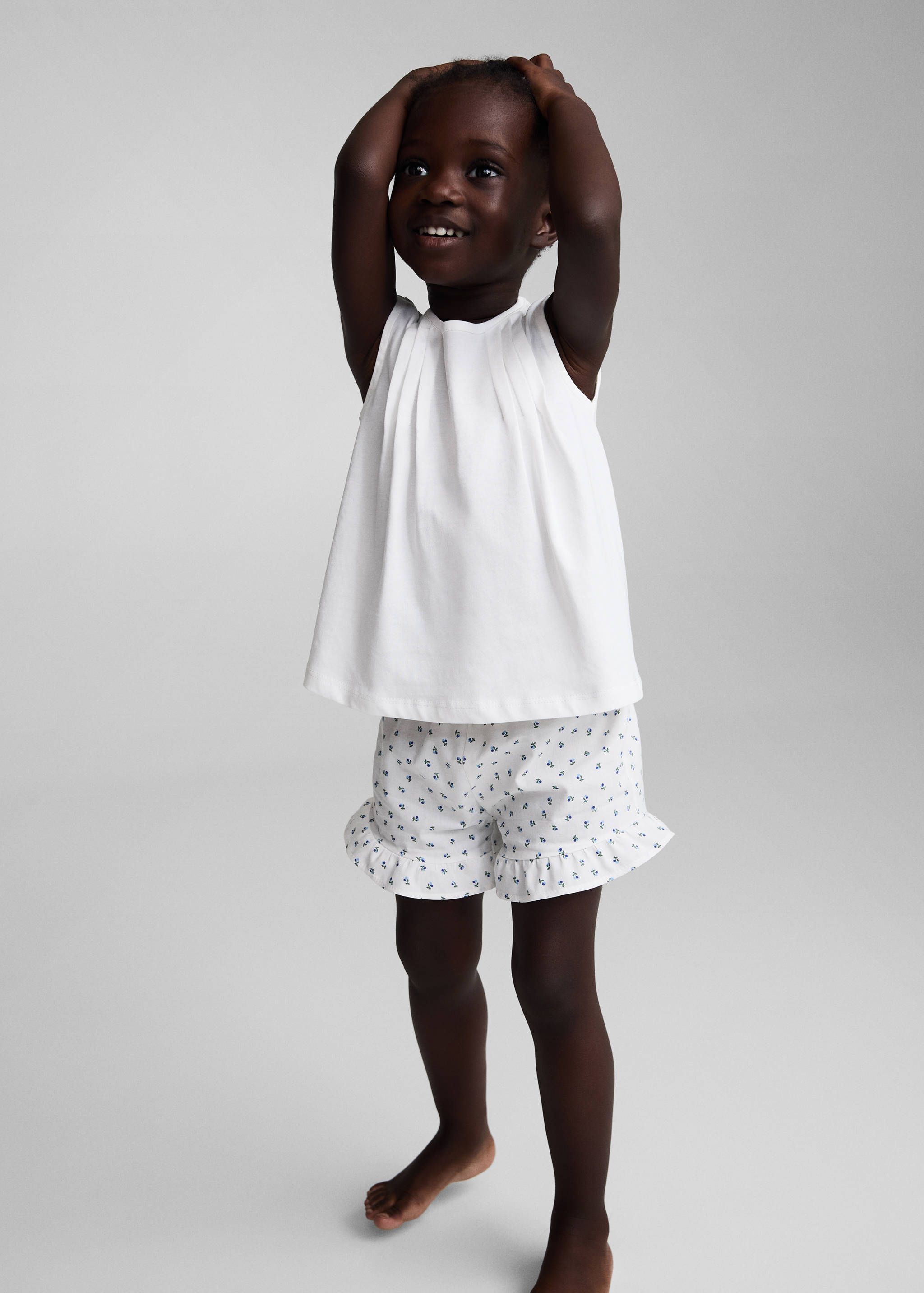 Pyjama court imprimé - Plan général