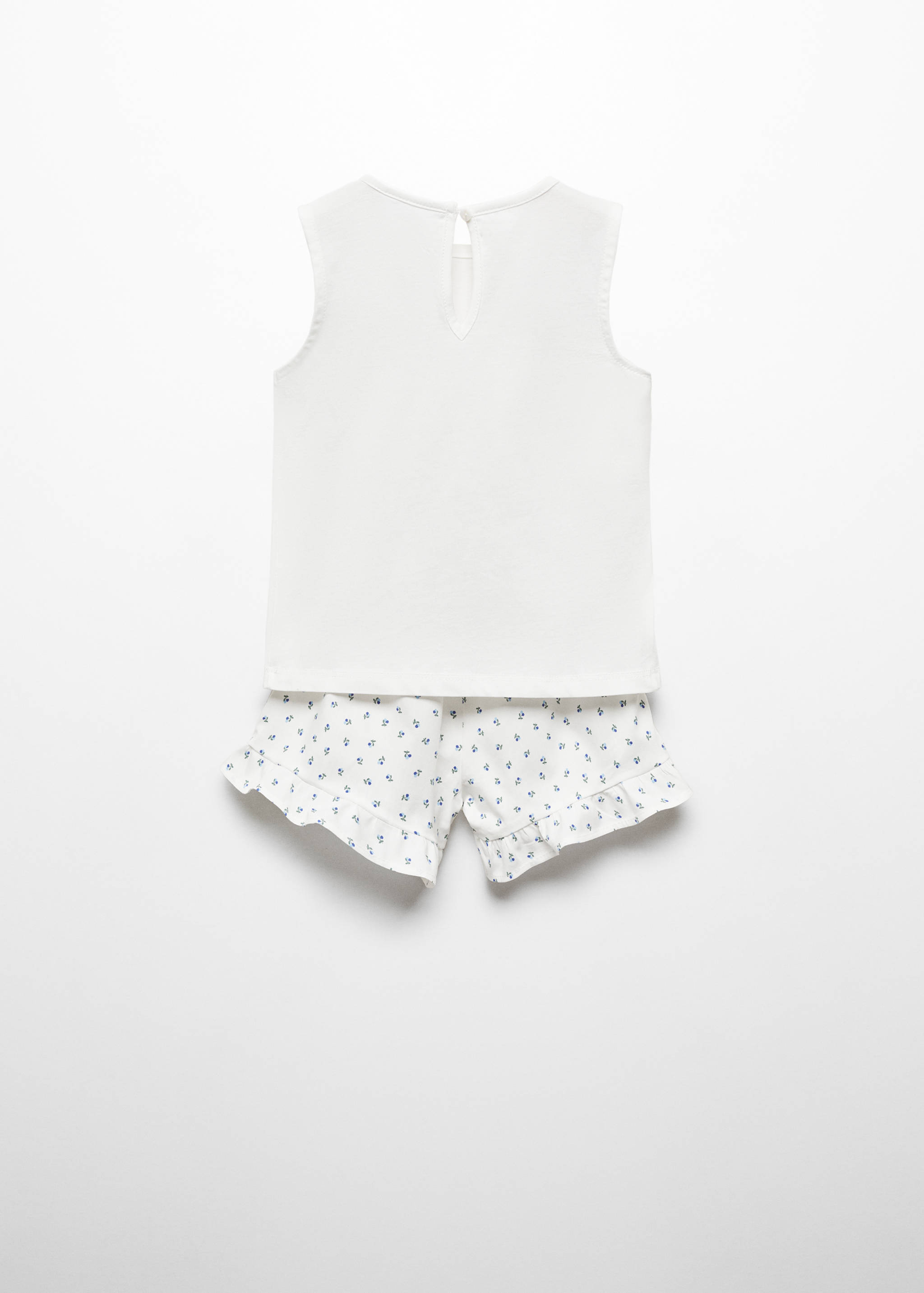 Pyjama court imprimé - Verso de l’article