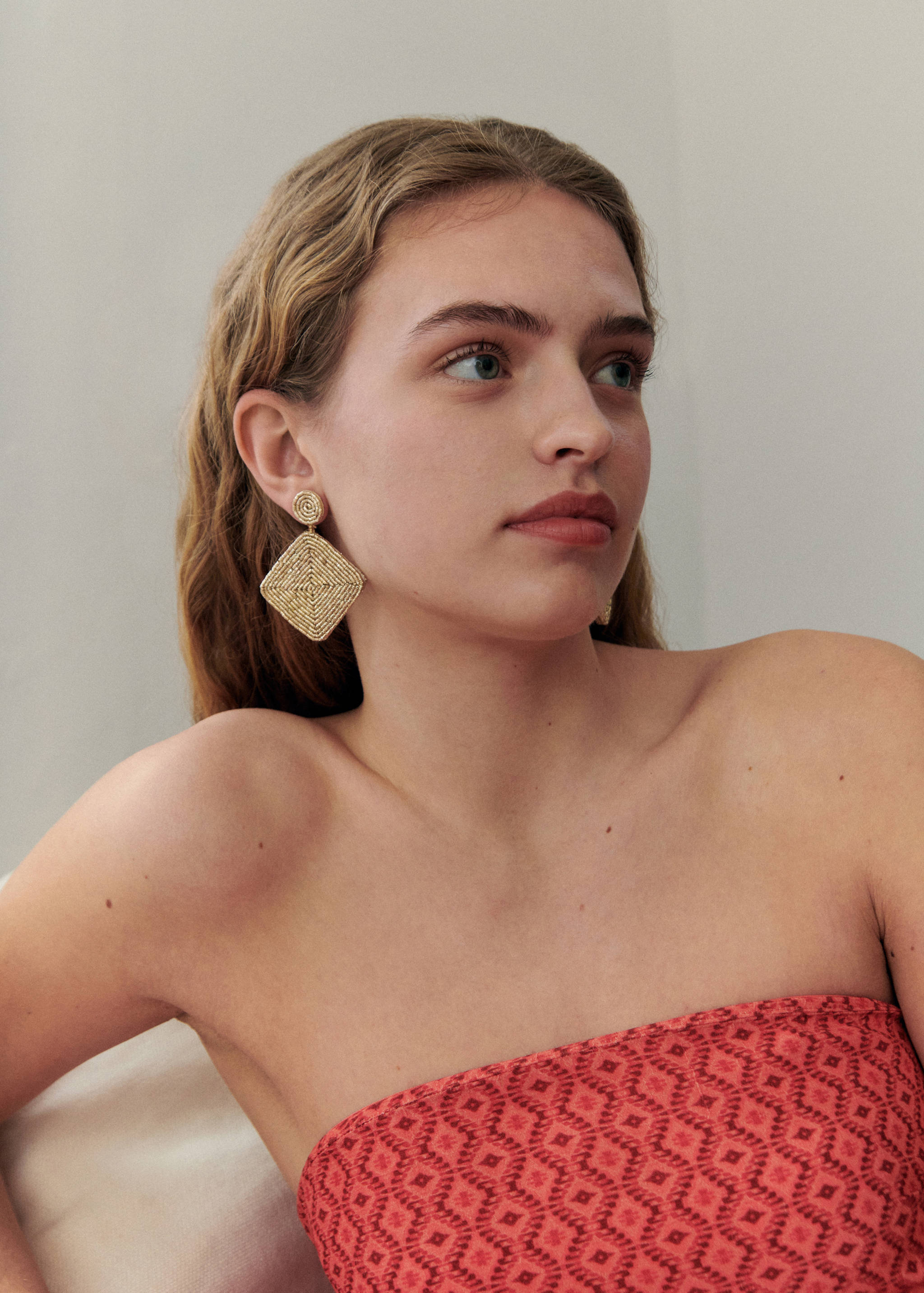 Geometric pendant earrings - Details of the article 5