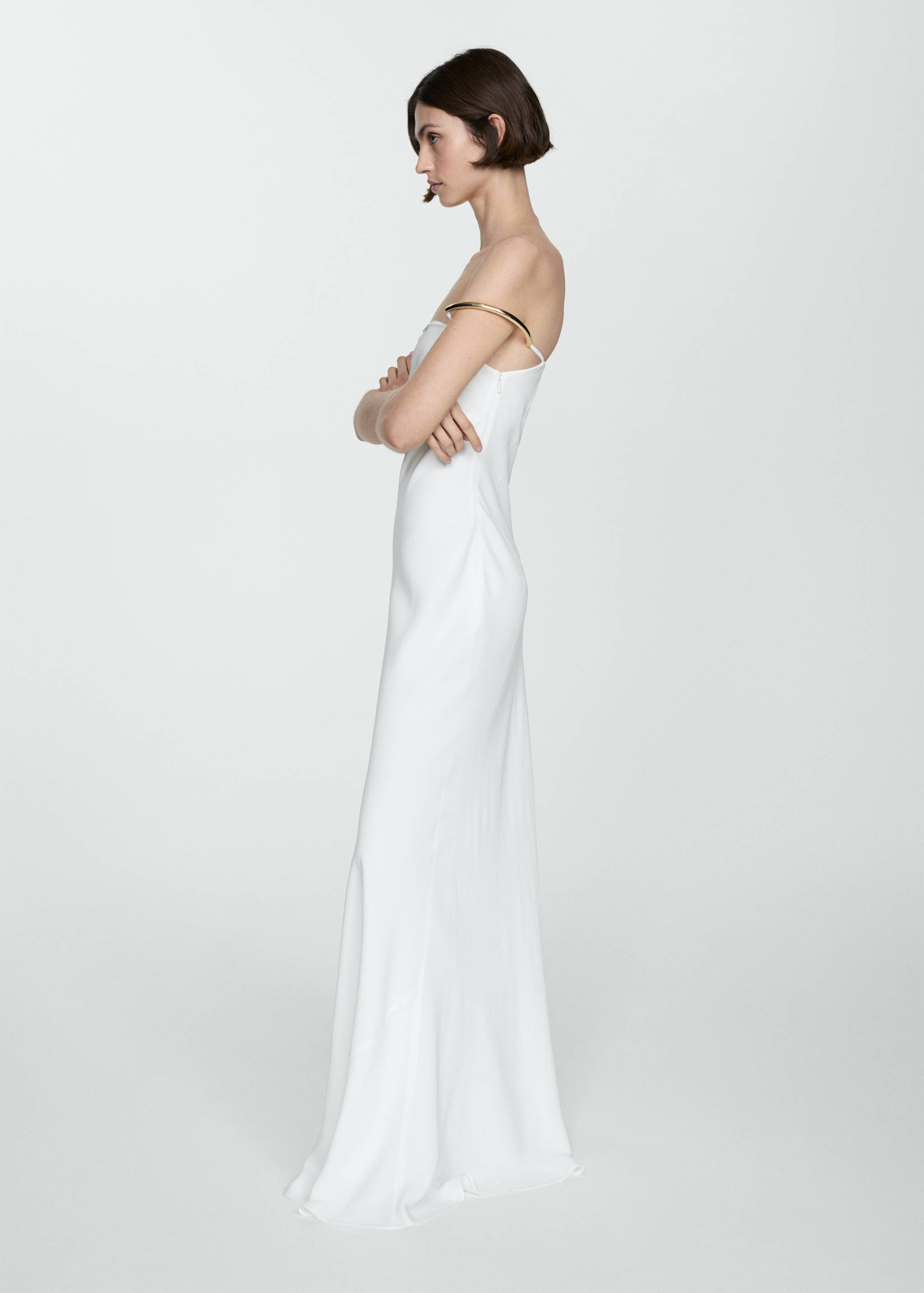 Платье на бретельках с металлической деталью - Деталь изделия 2