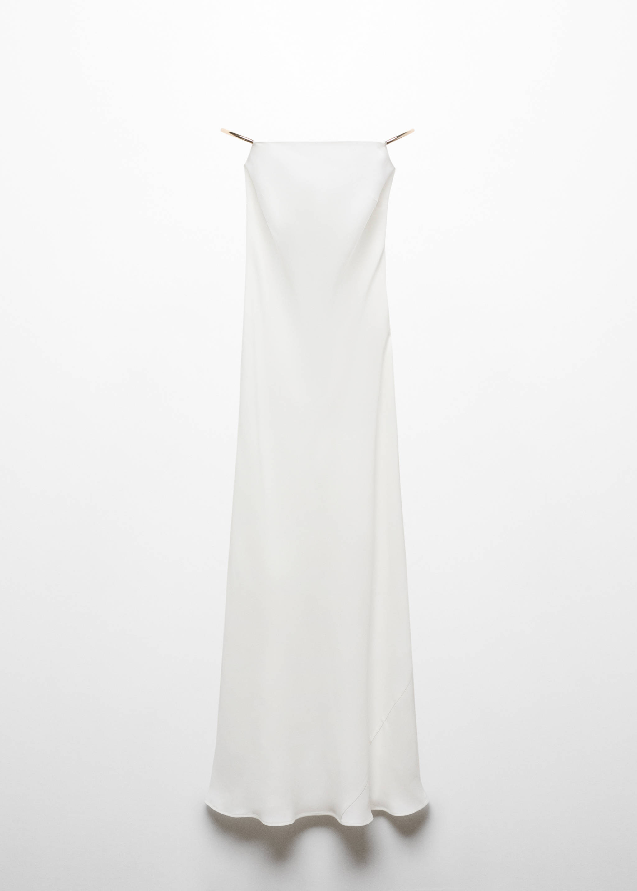 Платье на бретельках с металлической деталью - Изделие без модели