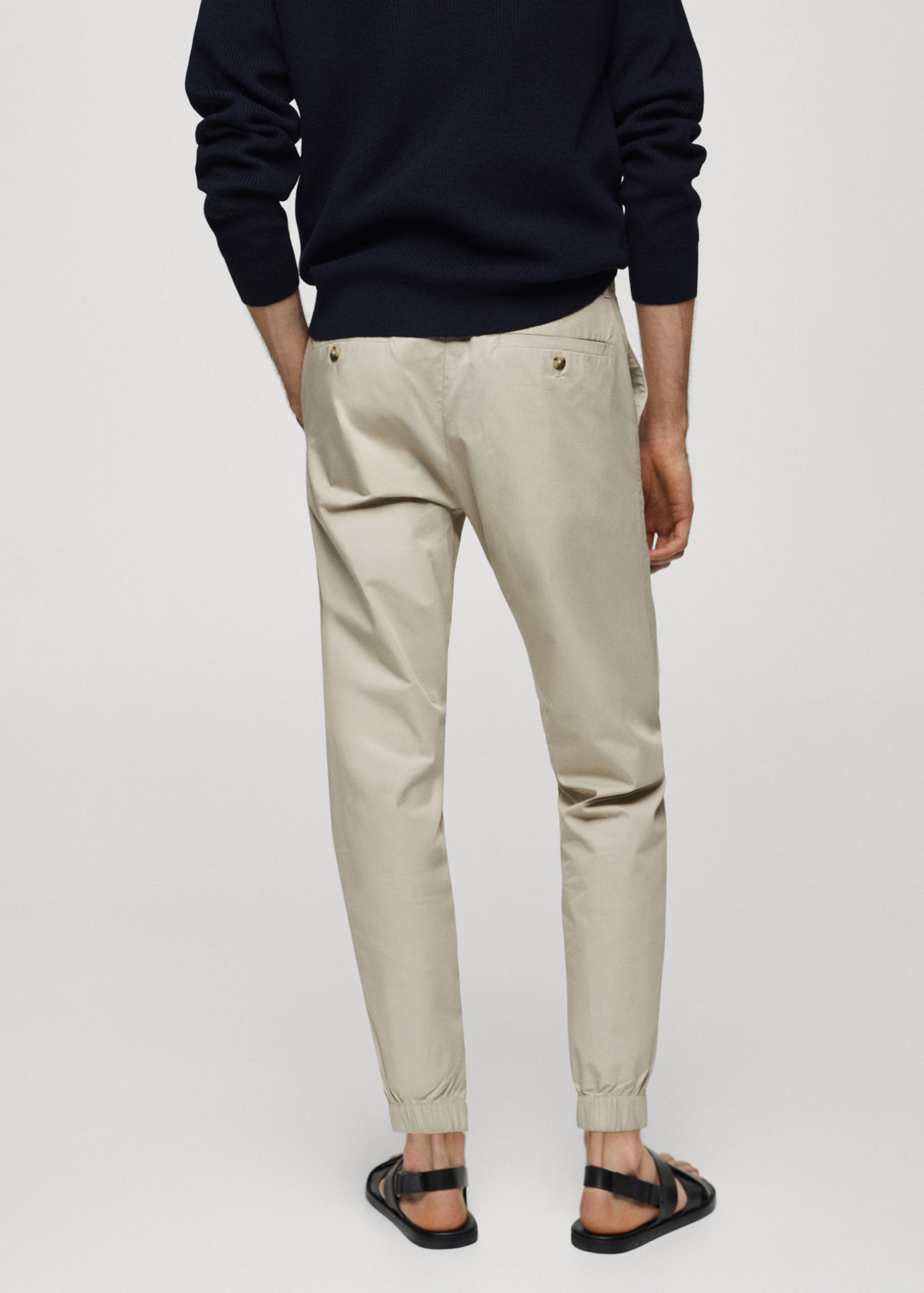 Pantalon slim-fit 100 % coton - Verso de l’article