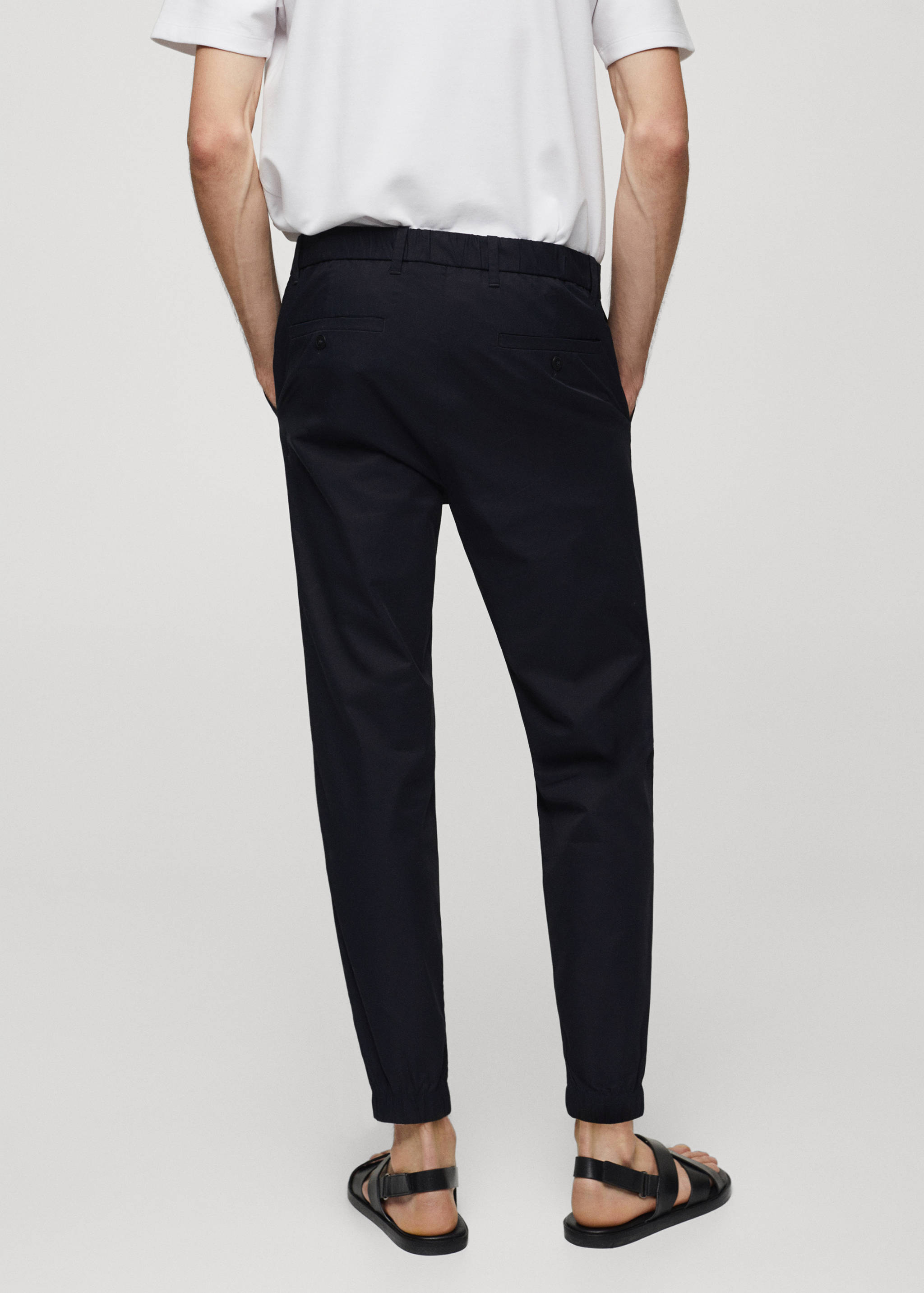 Pantalon slim-fit 100 % coton - Verso de l’article