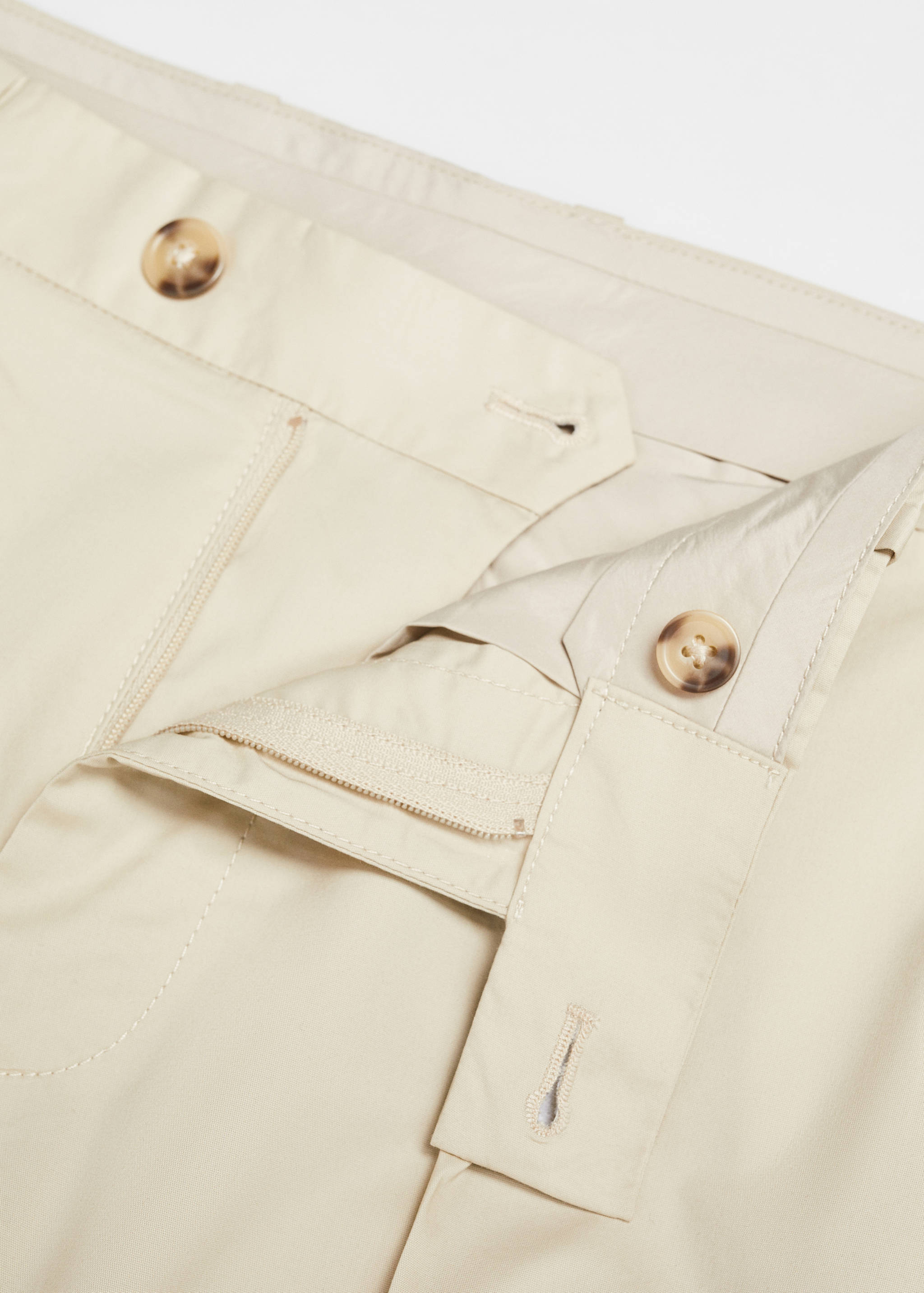 Pantalon coton slim-fit pinces - Détail de l'article 8